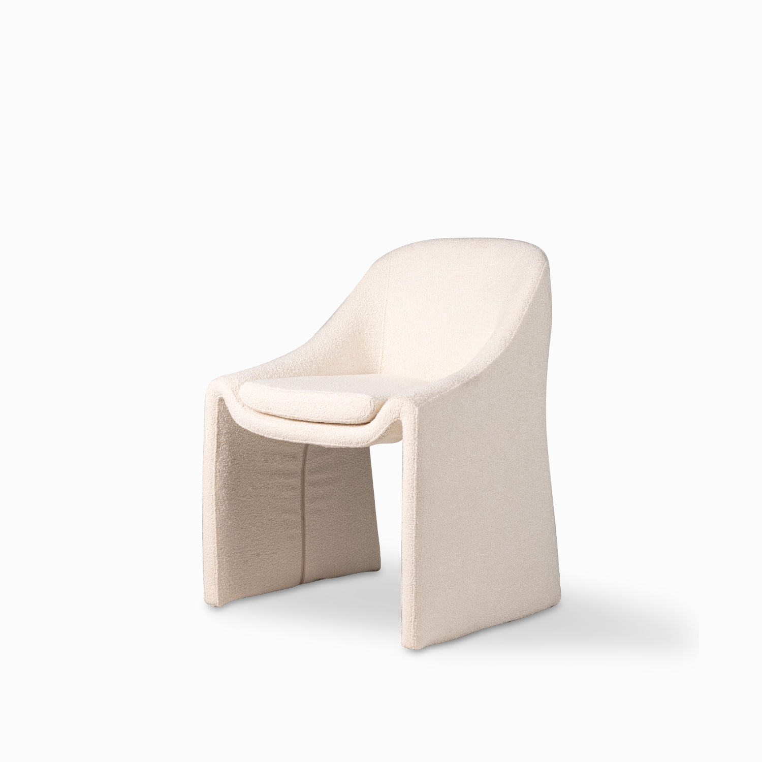 Silla de comedor Rossi beige 80x64x63