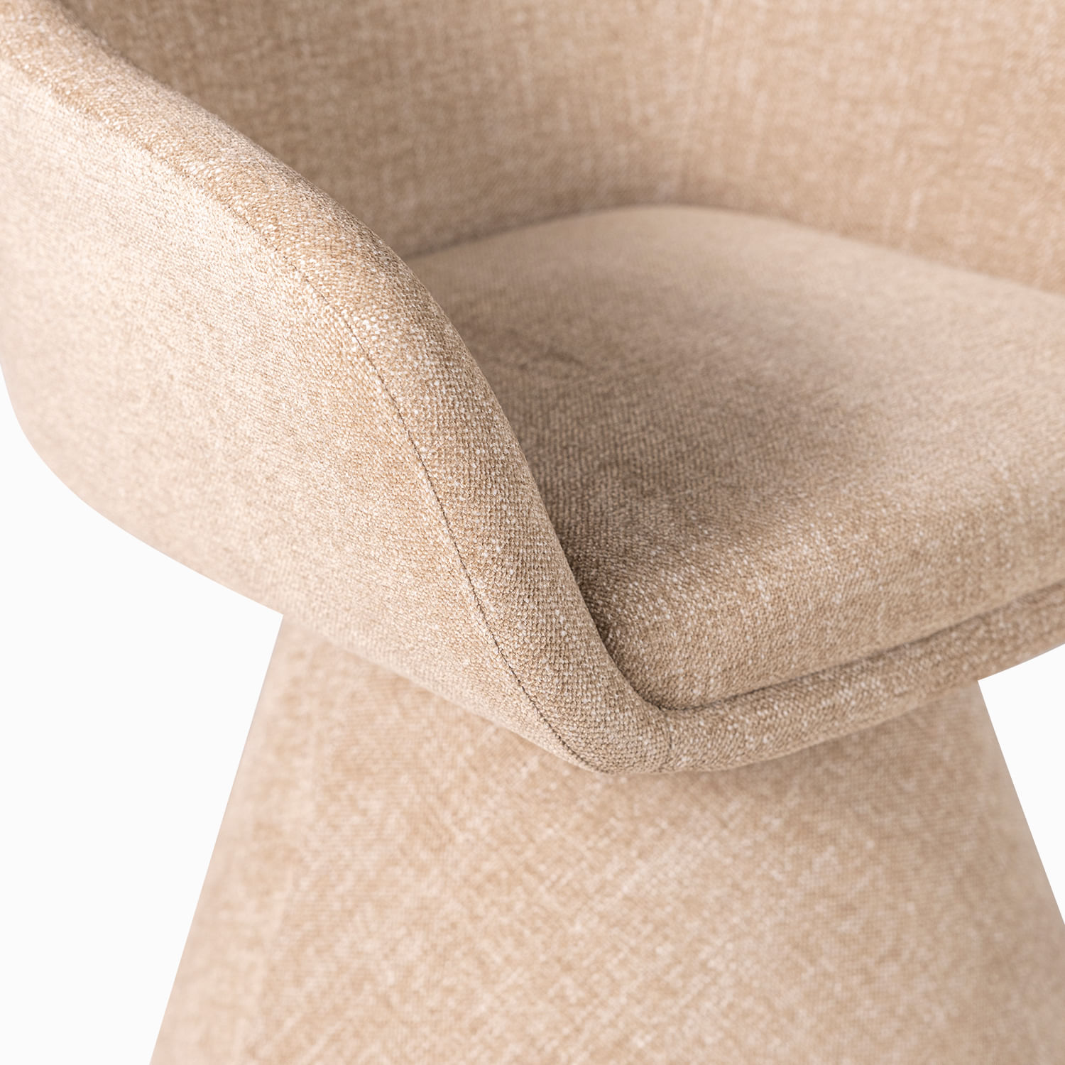 Silla de comedor Nina giratoria caqui 77x63x61 - Imagen 10