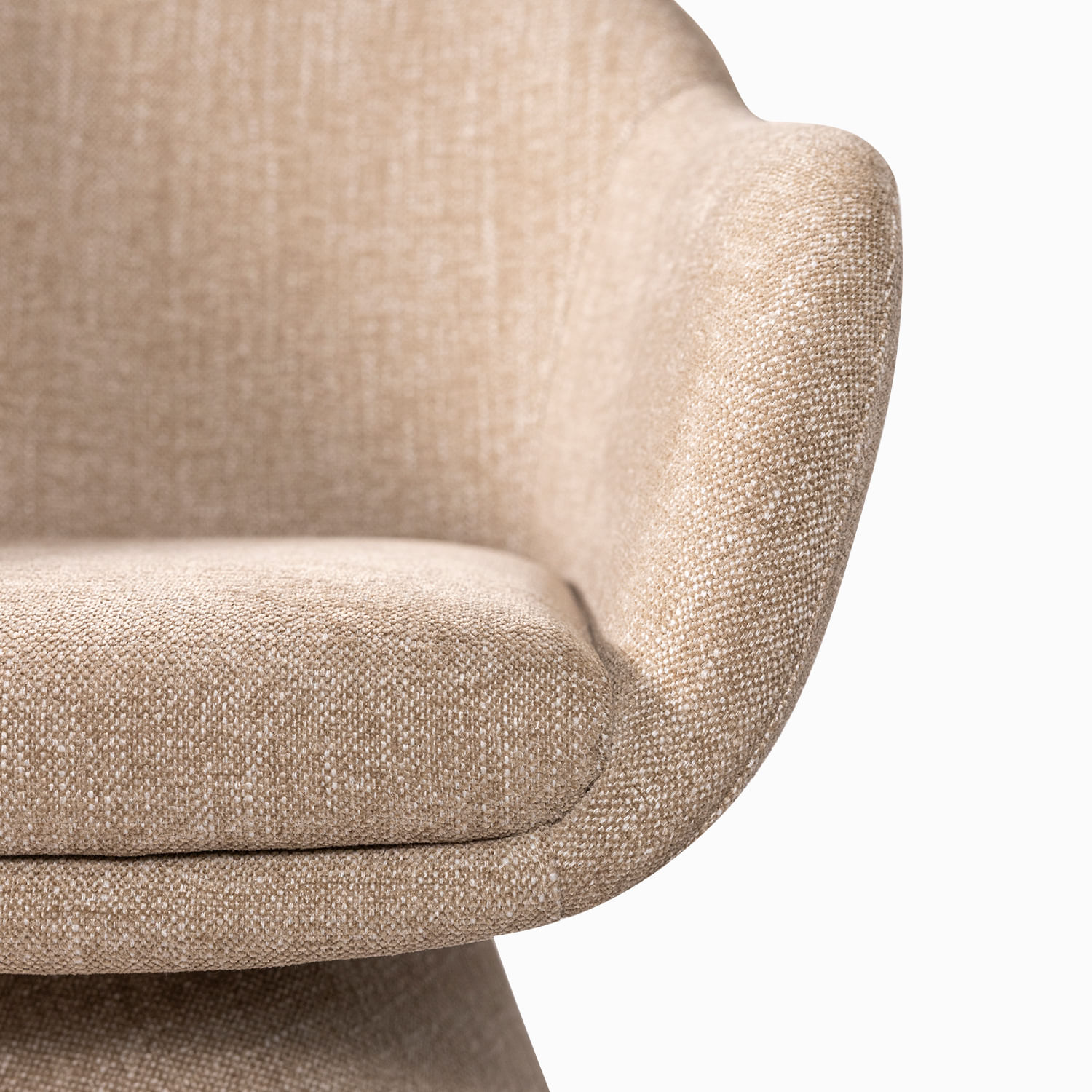 Silla de comedor Nina giratoria caqui 77x63x61 - Imagen 5