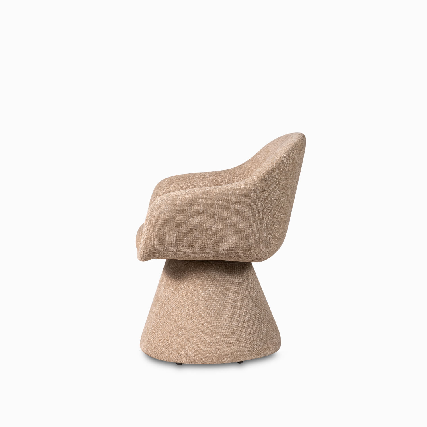 Silla de comedor Nina giratoria caqui 77x63x61 - Imagen 6