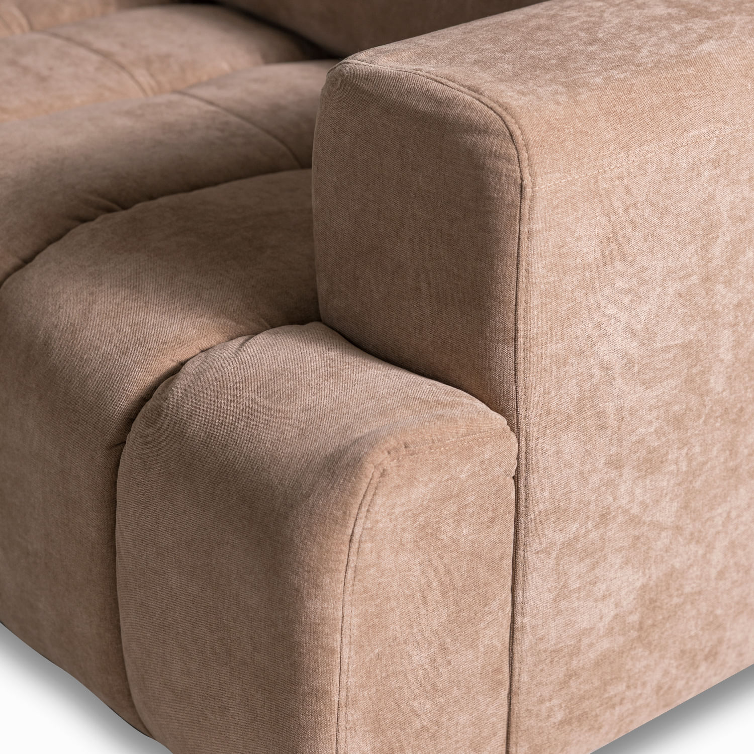 Sofá Alana 3 puestos café 85x275x101 - Imagen 5