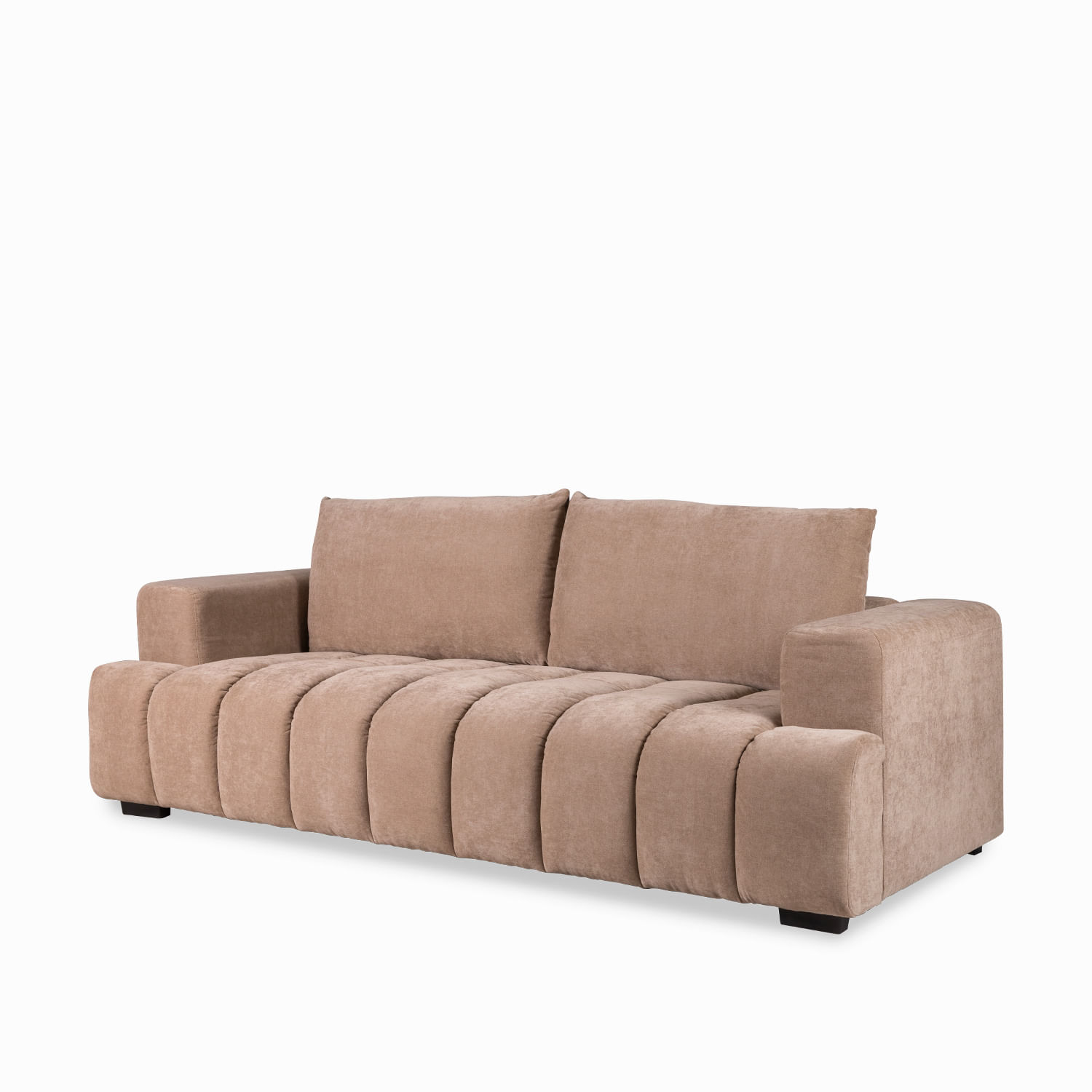 Sofá Alana 3 puestos café 85x275x101 - Imagen 2