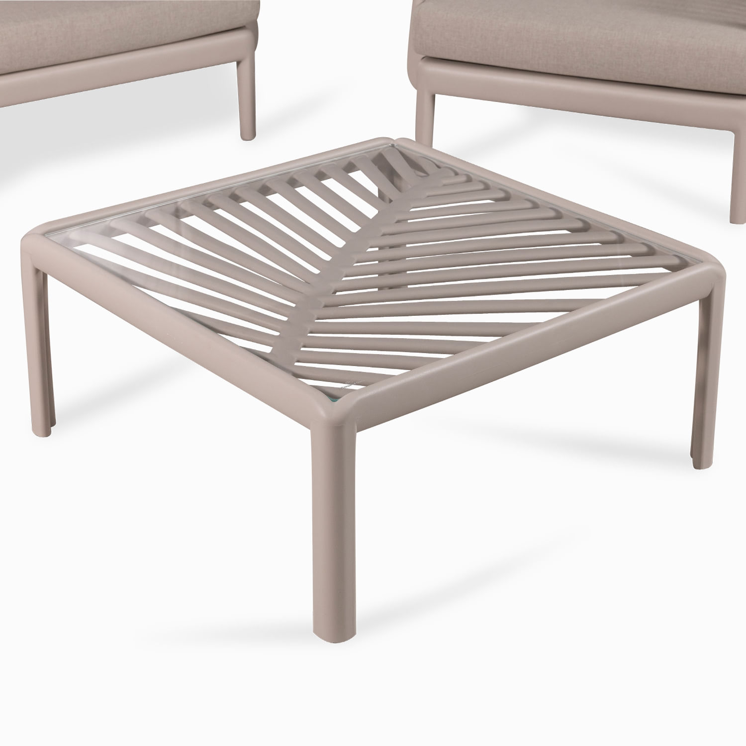 Set exterior Natura humo 4 piezas - Imagen 2