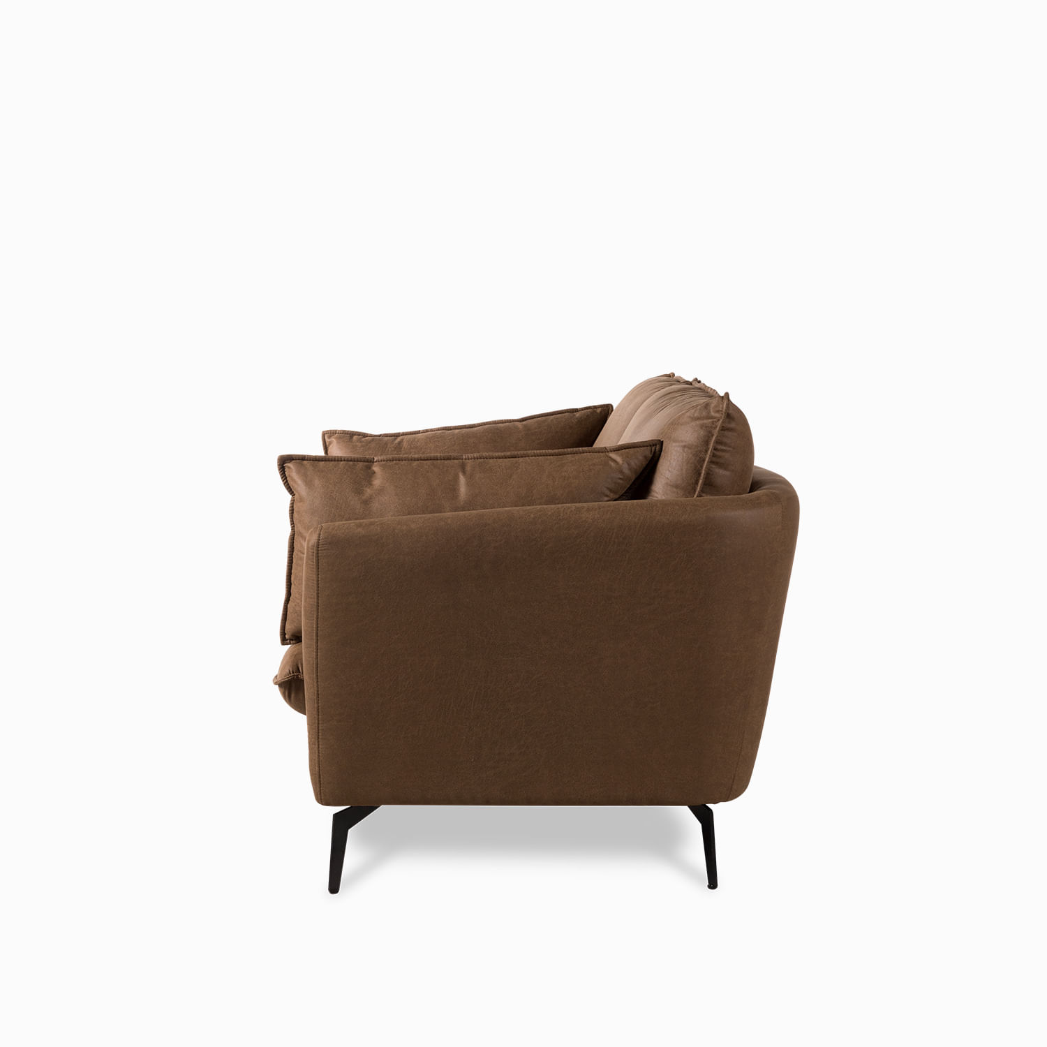 Sofá 2 puestos Elia café - Imagen 5