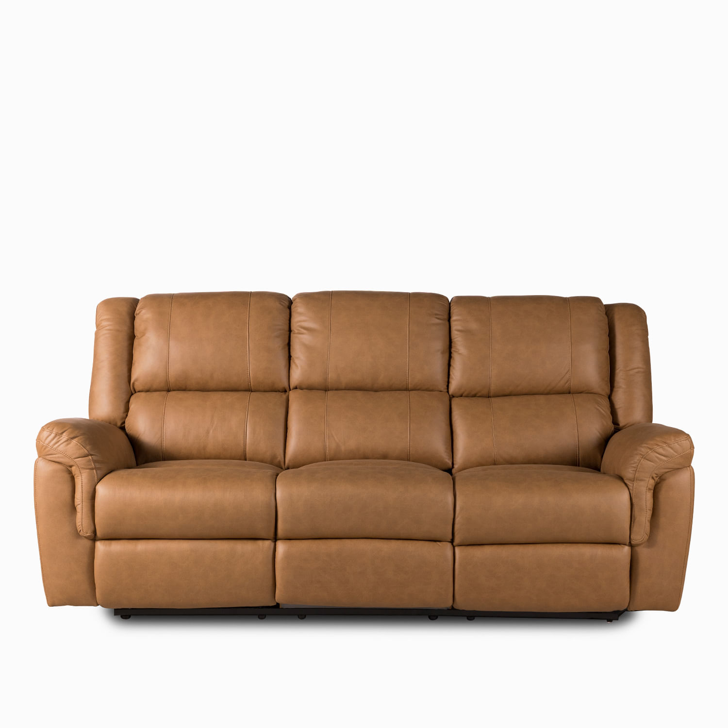 Reclinable eléctrico Axel 3 puestos camel