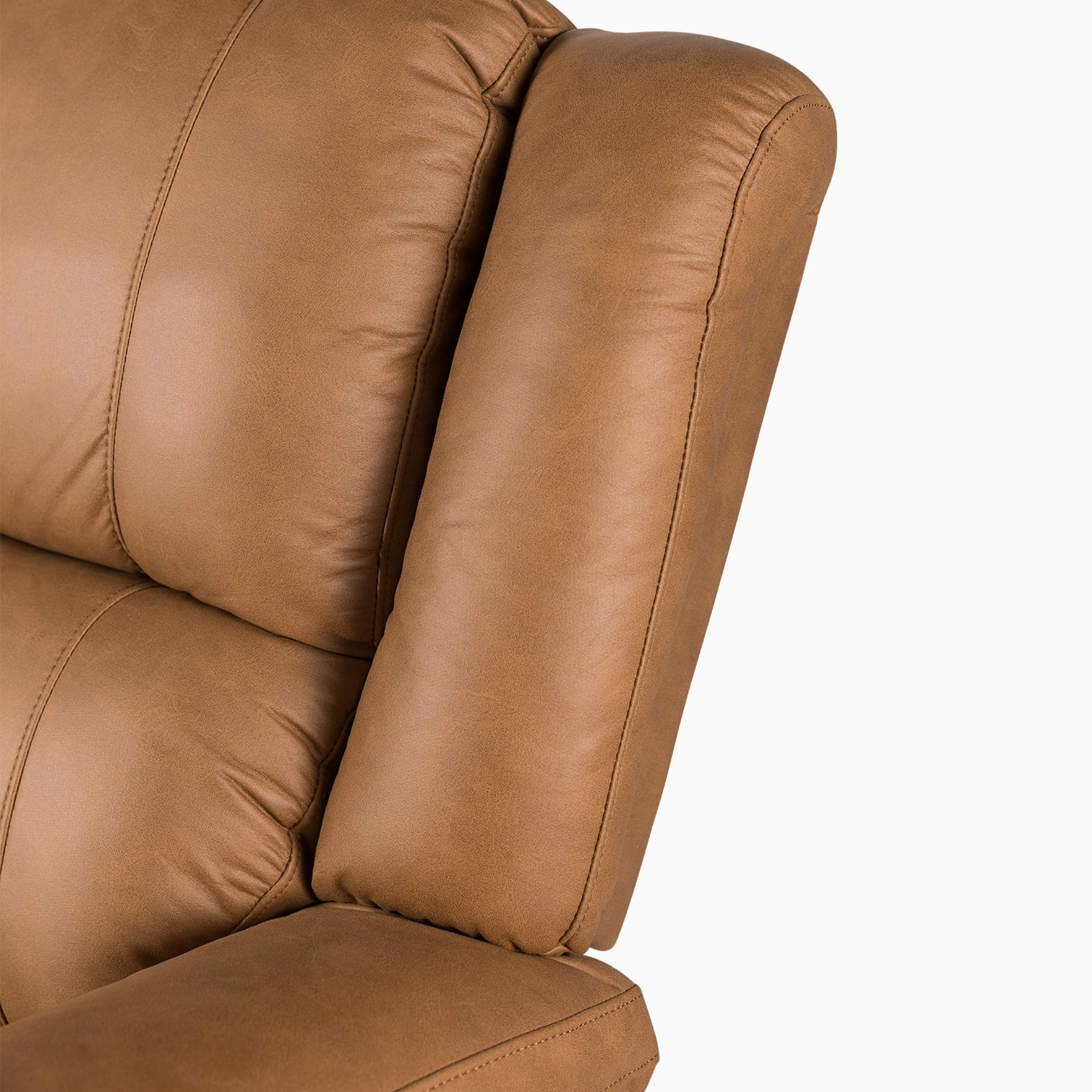 Reclinable eléctrico Axel 3 puestos camel - Imagen 5