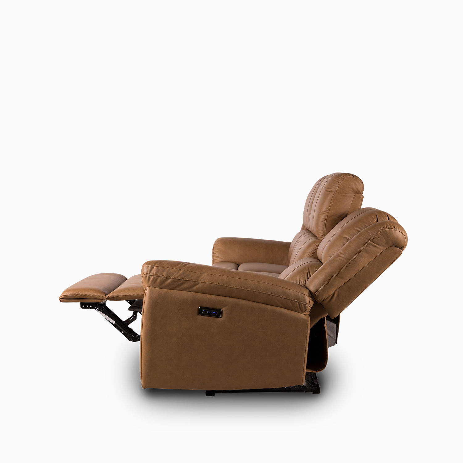 Reclinable eléctrico Axel 3 puestos camel - Imagen 8