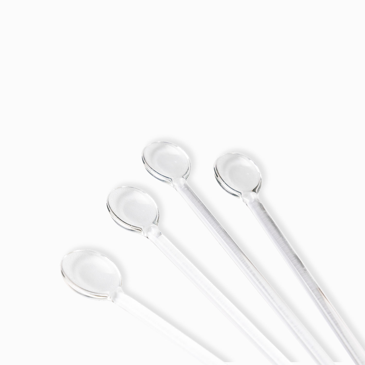 Cucharas pequenas en vidrio setx4 - Imagen 2