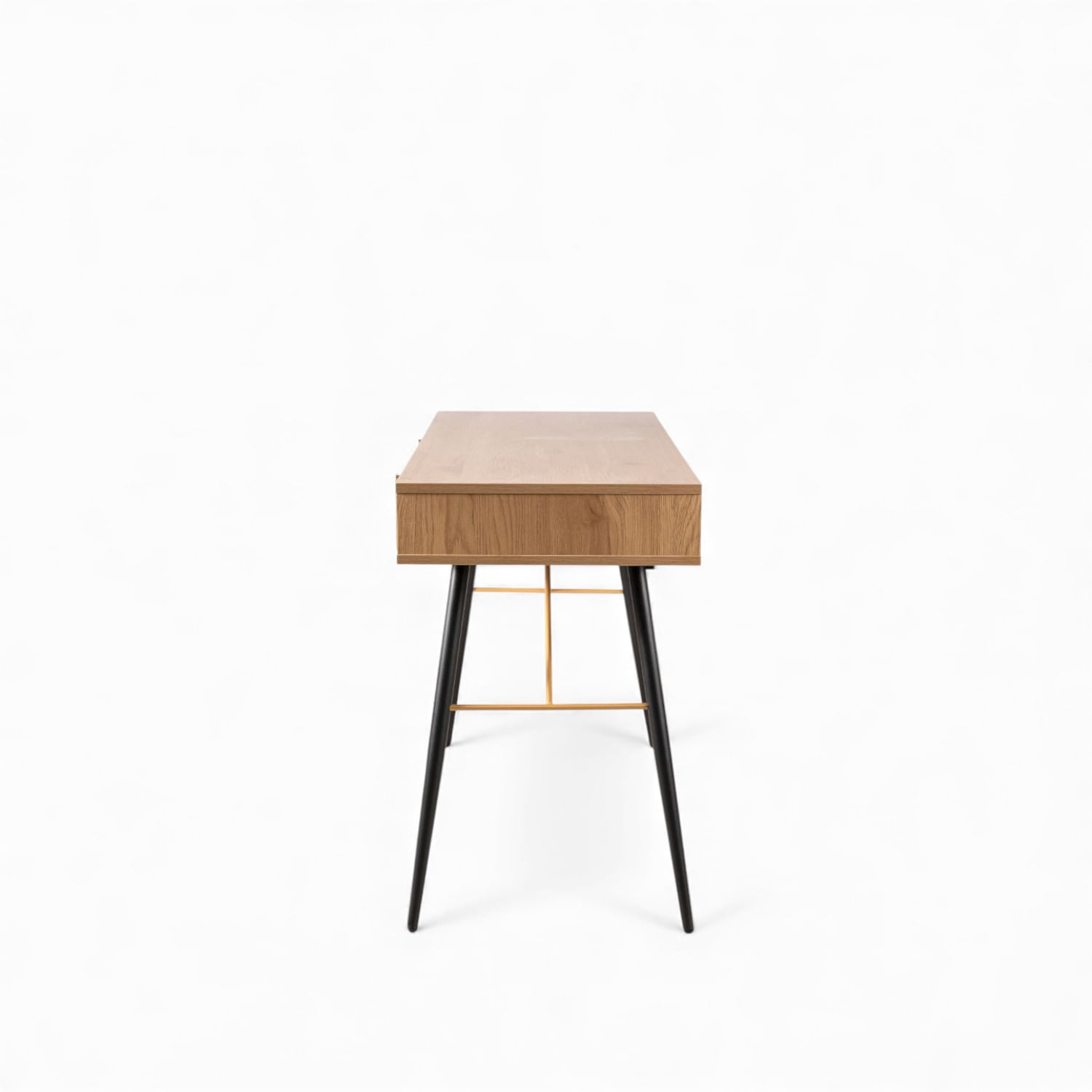 Escritorio triangulo m.claro dorado 75x120x48 - Imagen 7