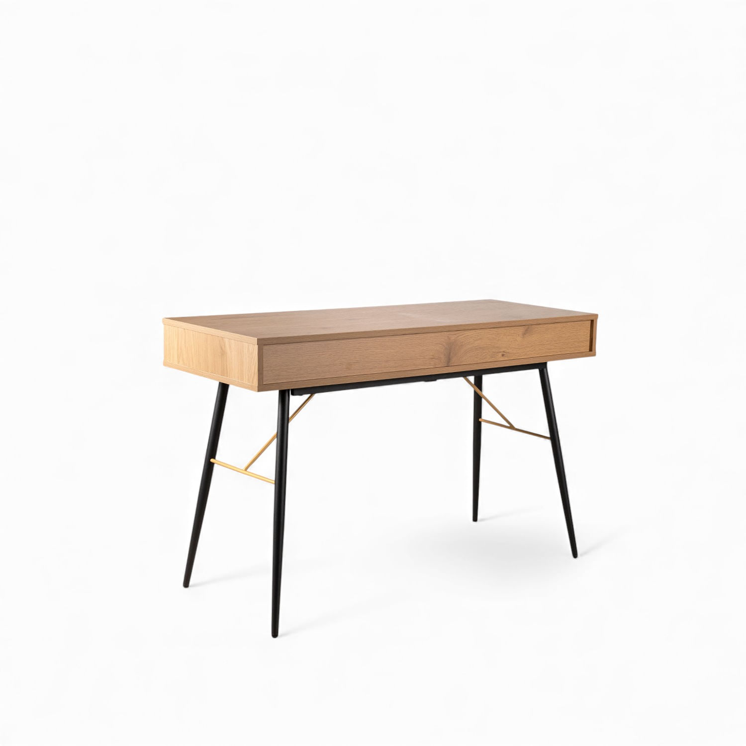 Escritorio triangulo m.claro dorado 75x120x48 - Imagen 9