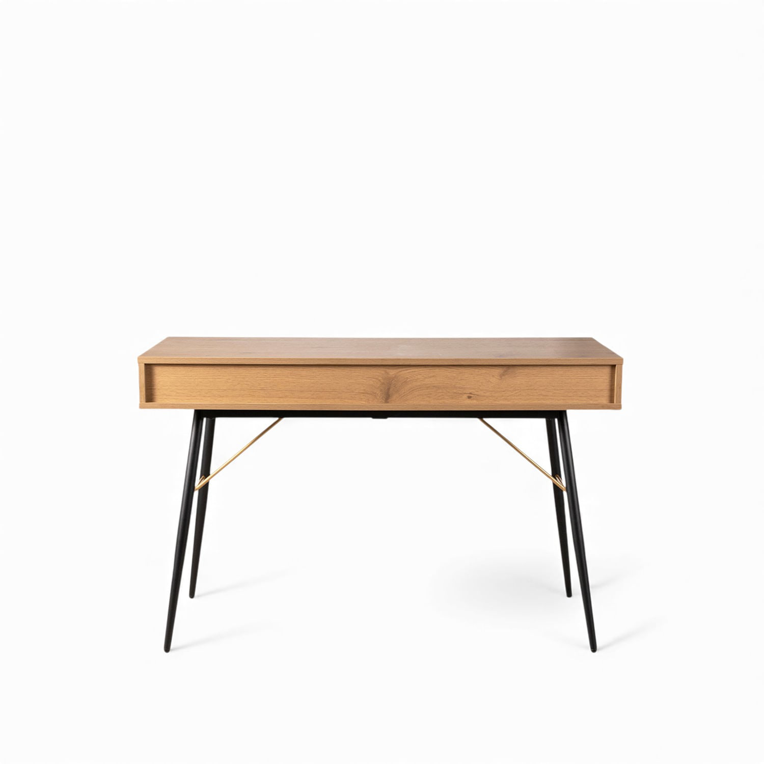 Escritorio triangulo m.claro dorado 75x120x48 - Imagen 10