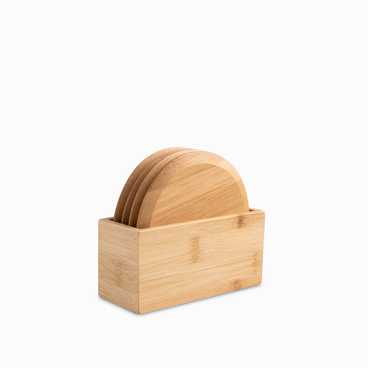 Portavasos redondo bambú setx4 - Imagen 4