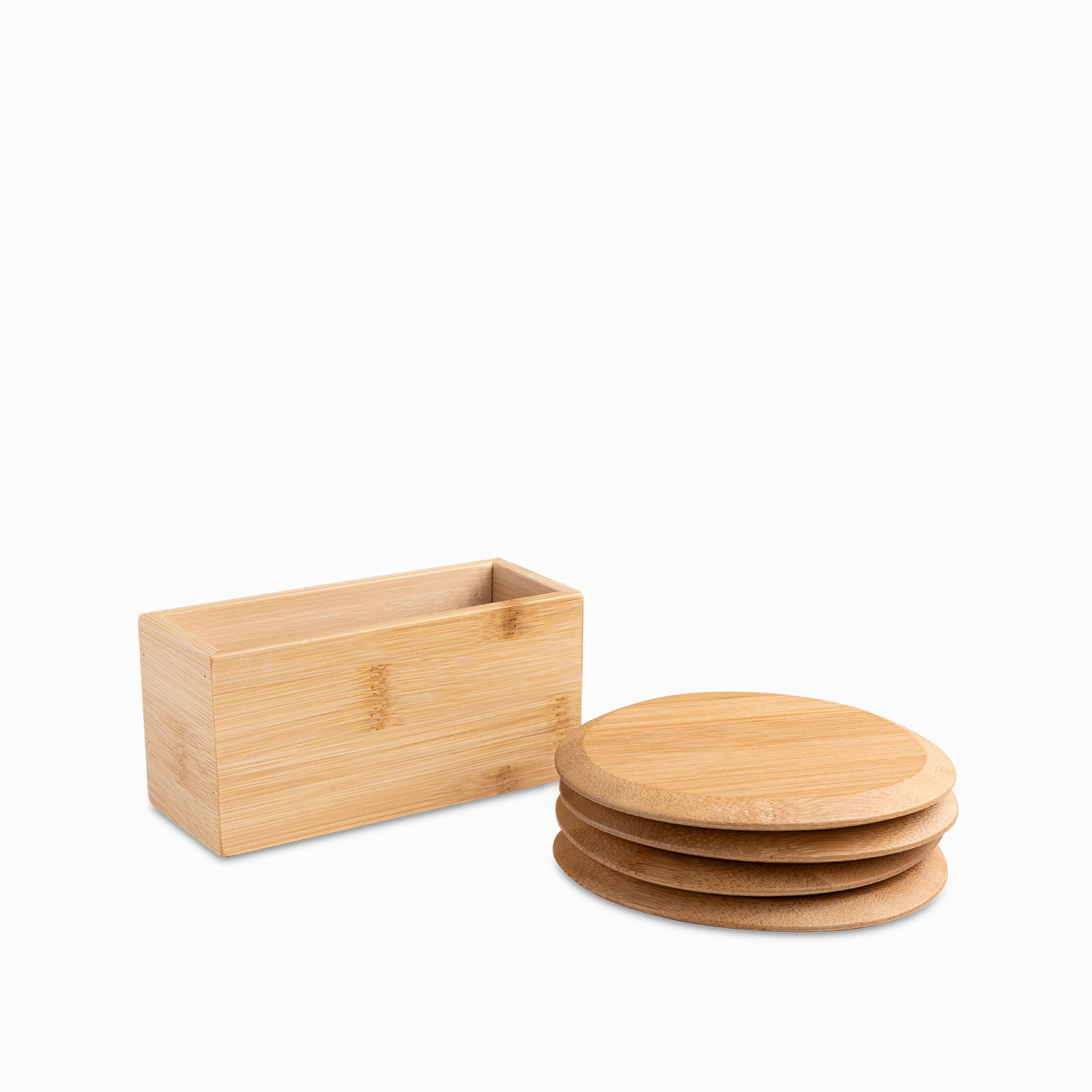 Portavasos redondo bambú setx4 - Imagen 5