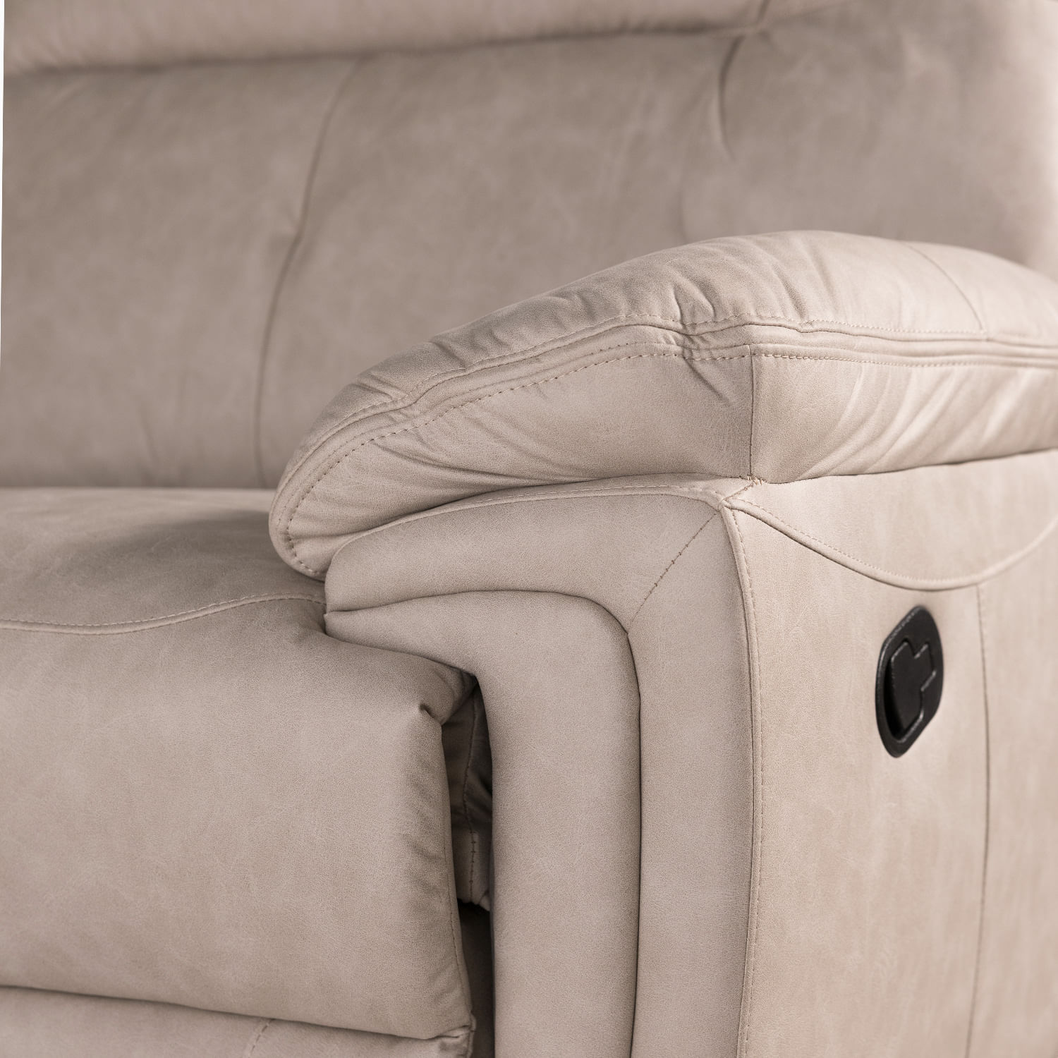 Reclinable 3 puestos Covy humo - Imagen 3