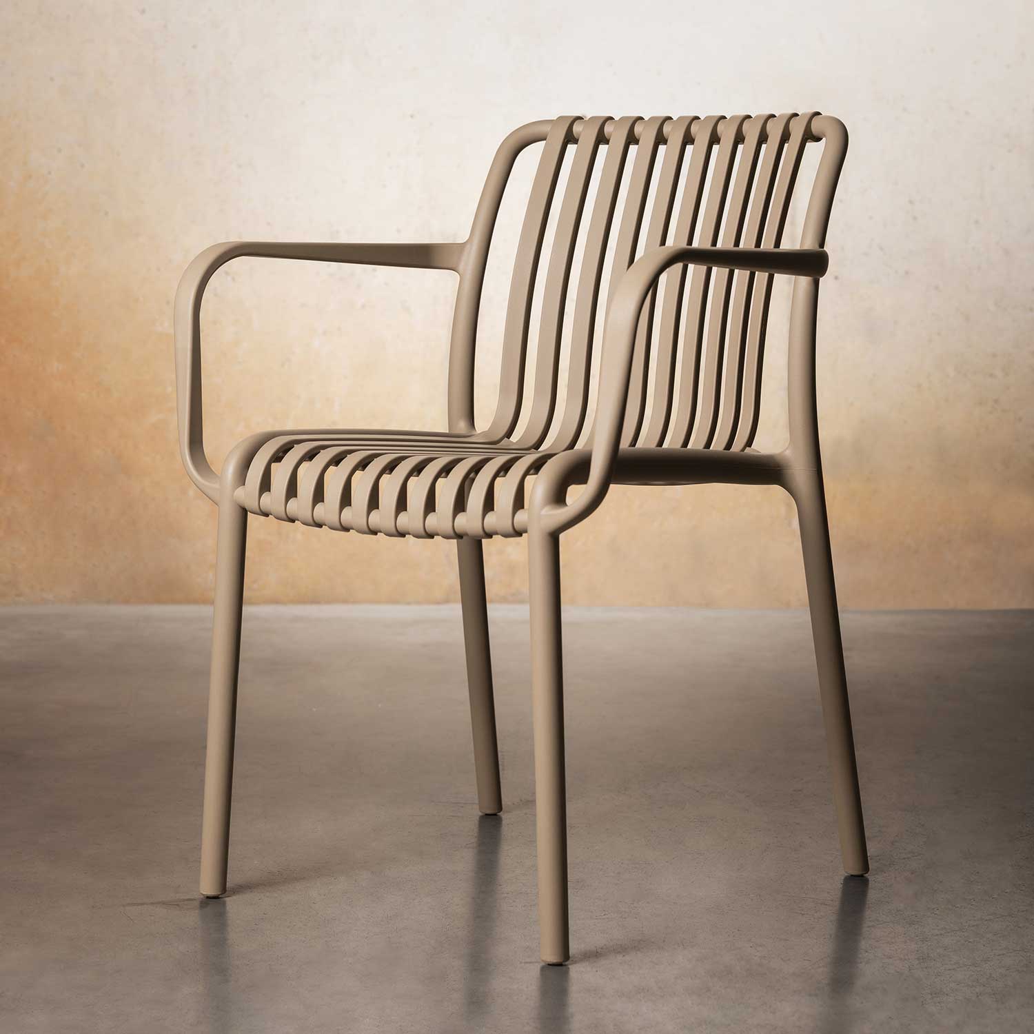 Silla de comedor Arli beige - Imagen 2