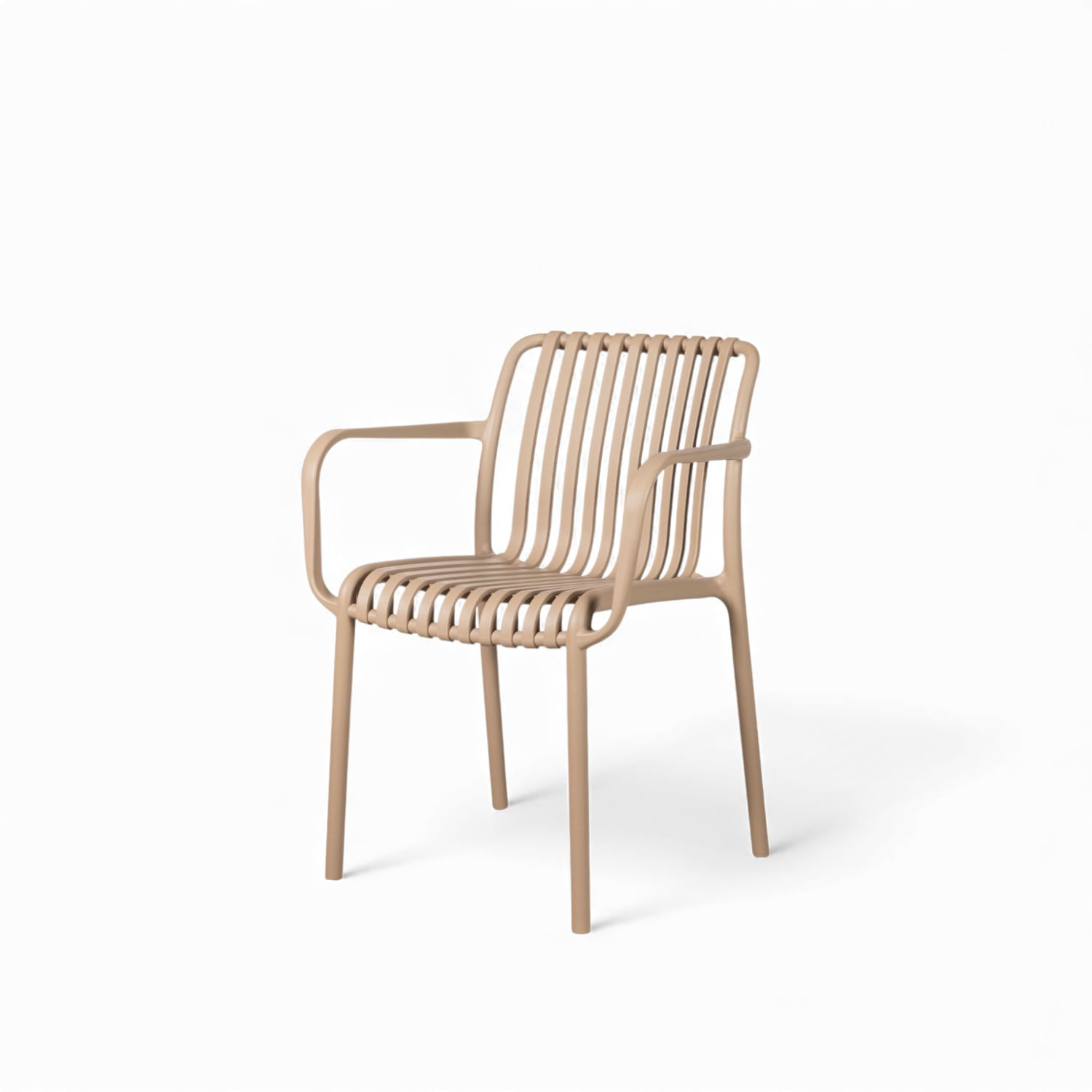 Silla de comedor Arli beige