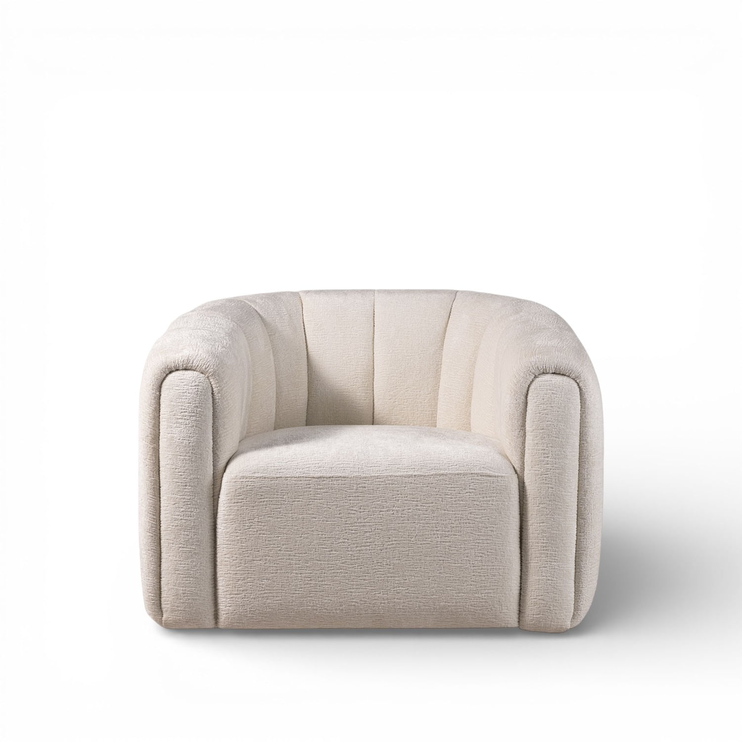 Poltrona Selena beige boucle - Imagen 4