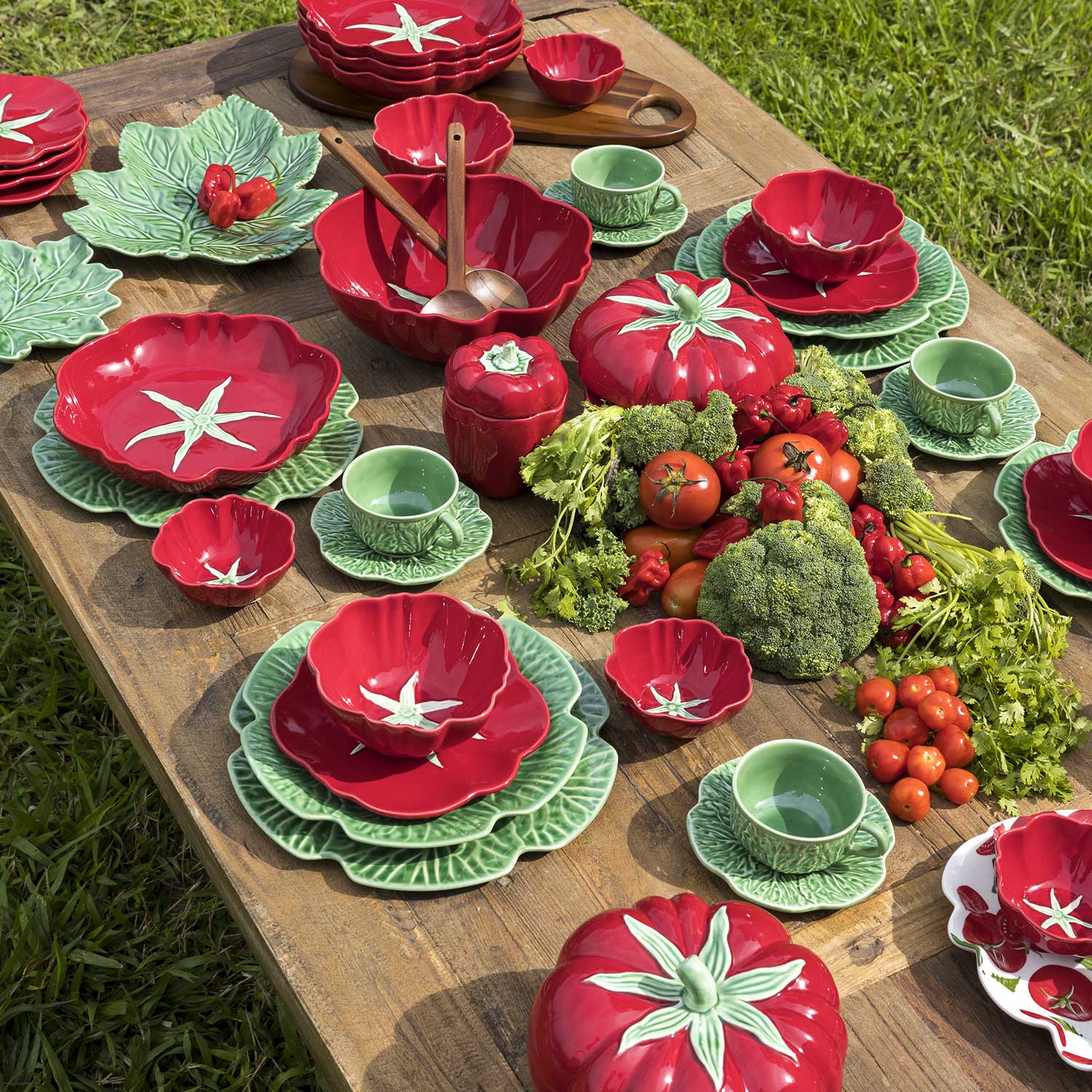 Plato mediano huerto mestizo 21cm setx2 - Imagen 2