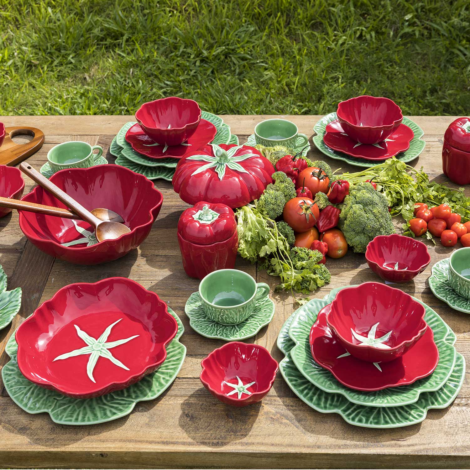 Plato mediano huerto mestizo 21cm setx2 - Imagen 7