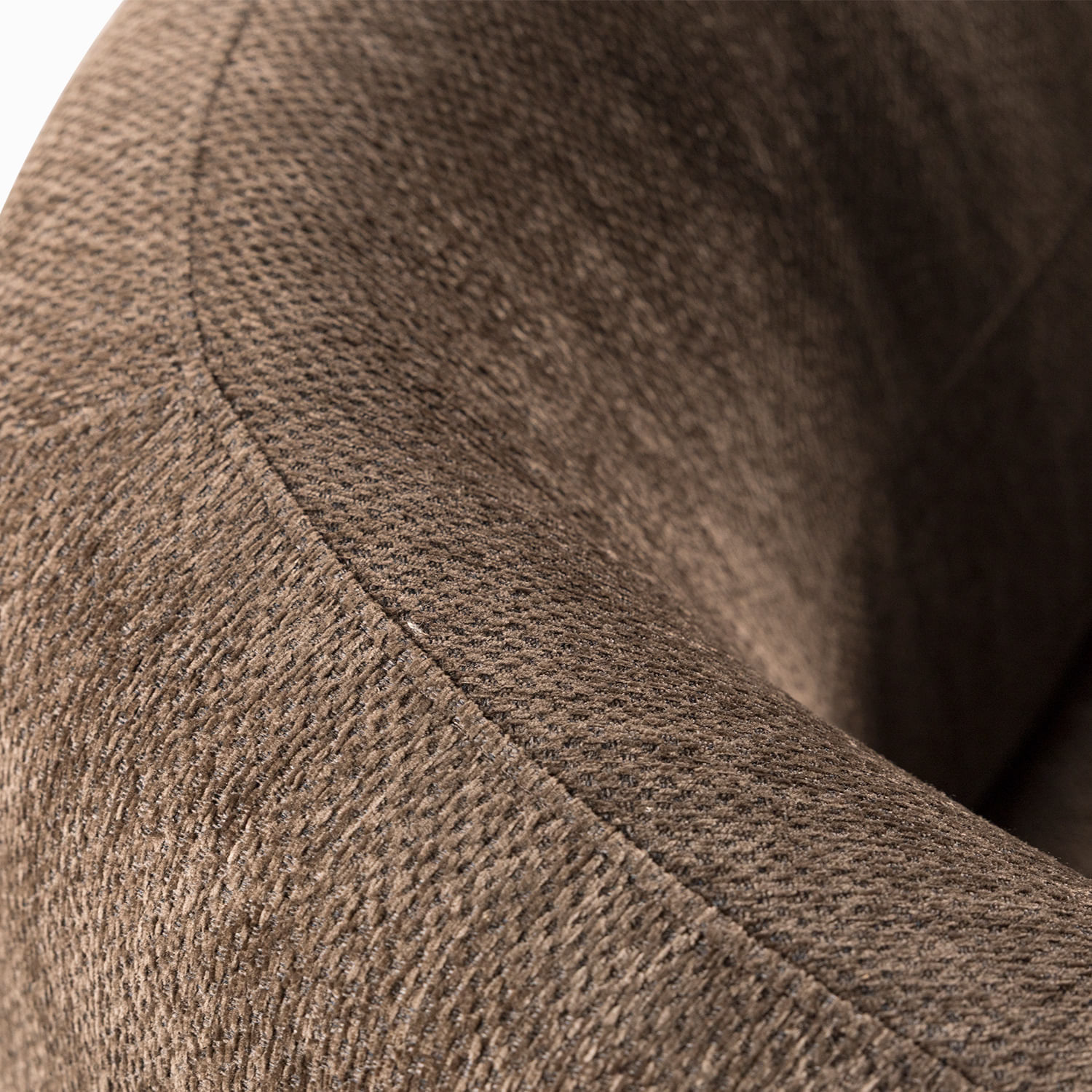 Sofá 2 puestos Emilia chocolate 78x231x91 cm - Imagen 2