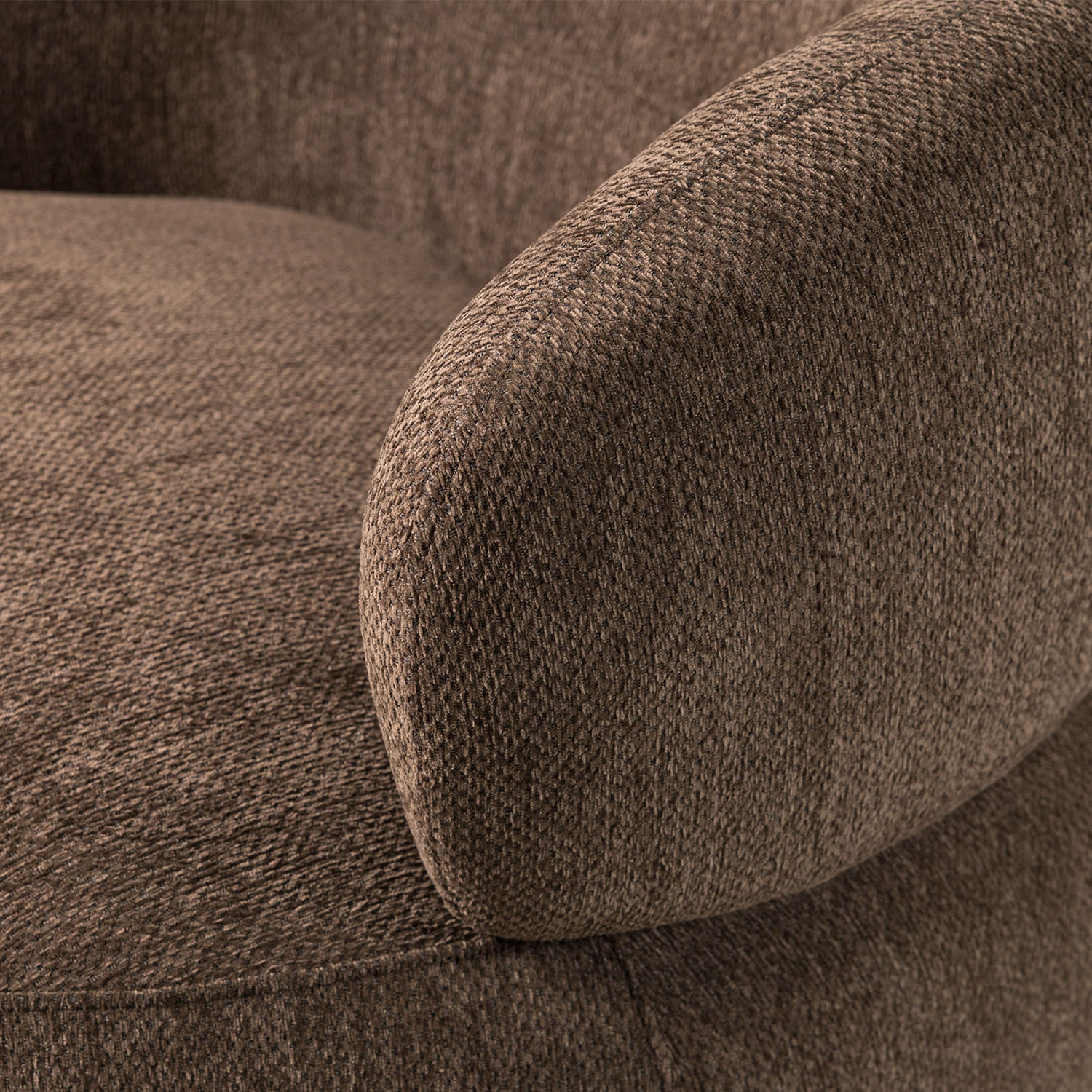 Poltrona Emilia chocolate 75x82x85 cm - Imagen 2