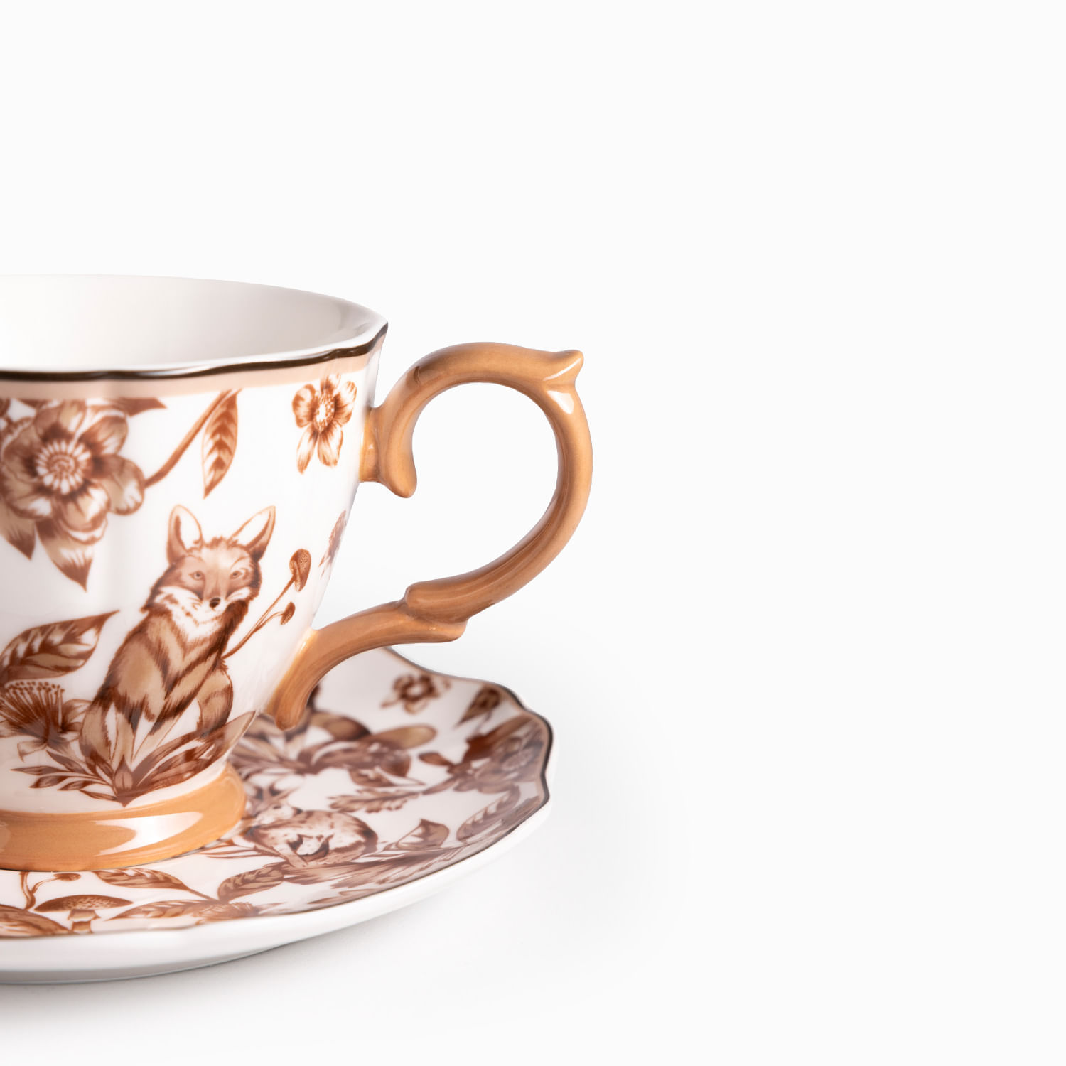 Pocillo y plato Bosque Invernal setx4 - Imagen 6