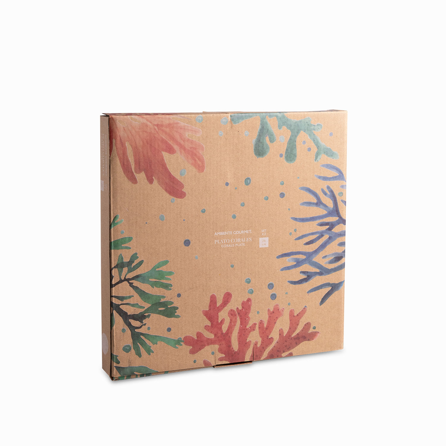 Plato Corales 26cm set x2 - Imagen 6