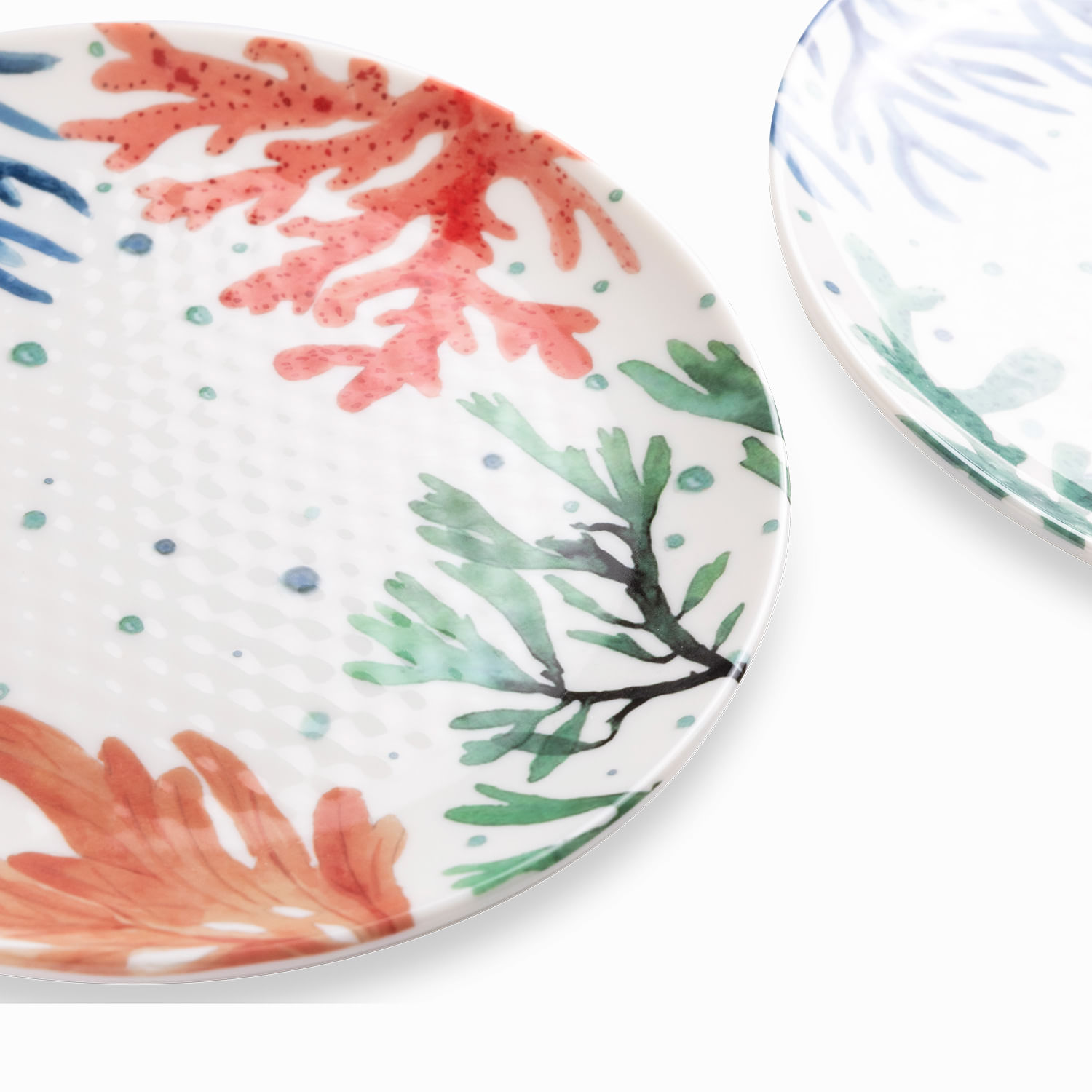 Plato Corales 26cm set x2 - Imagen 2