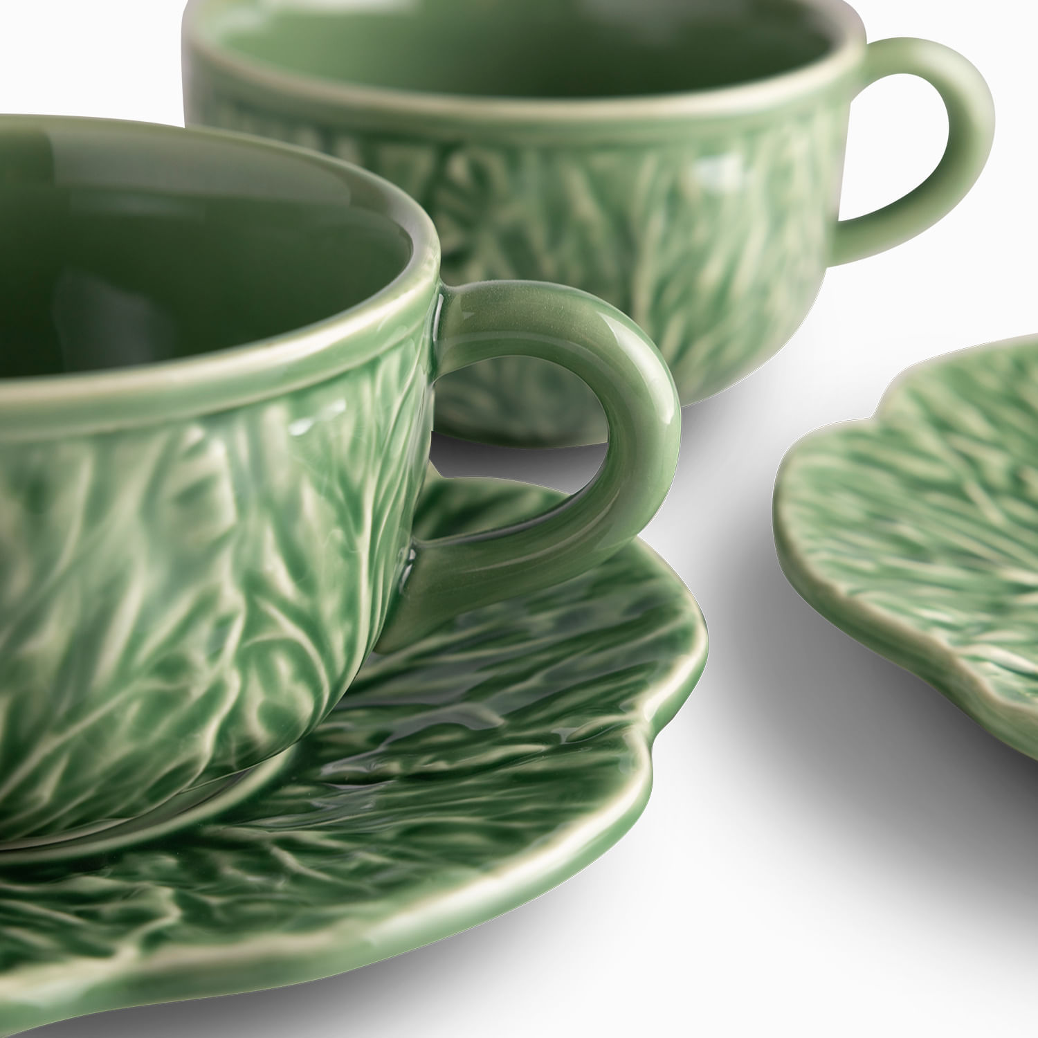 Pocillo y plato Huerto Verde 220ml set x2 - Imagen 6