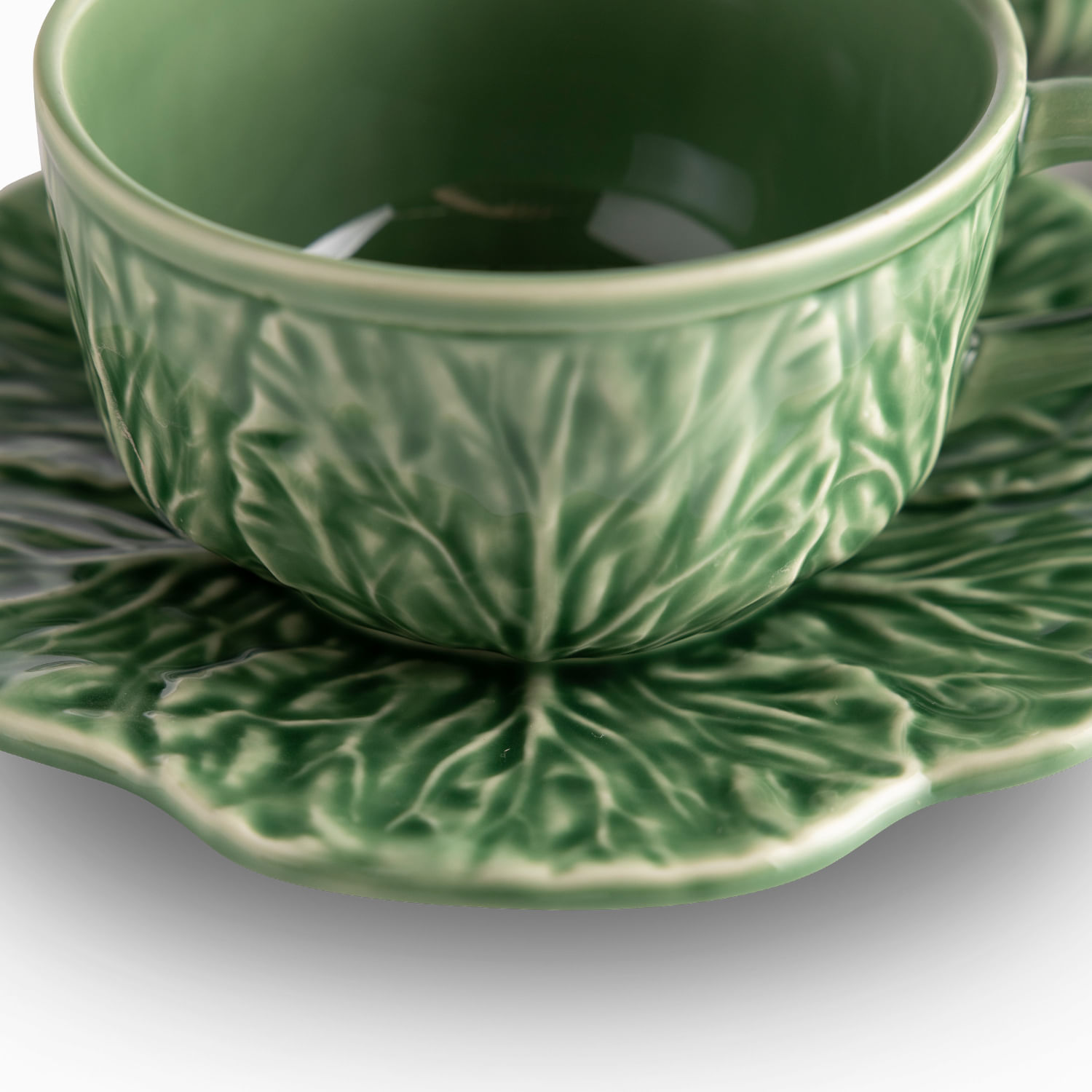 Pocillo y plato Huerto Verde 220ml set x2 - Imagen 8