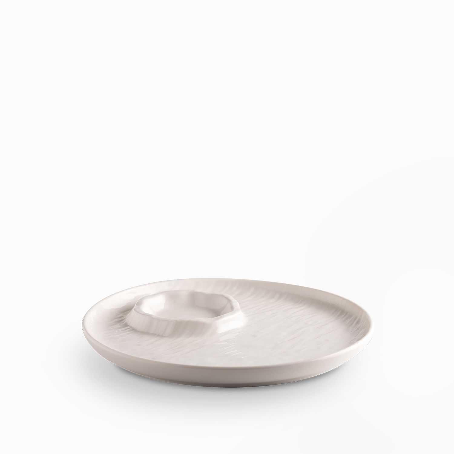 Plato con salsera zen 25cm