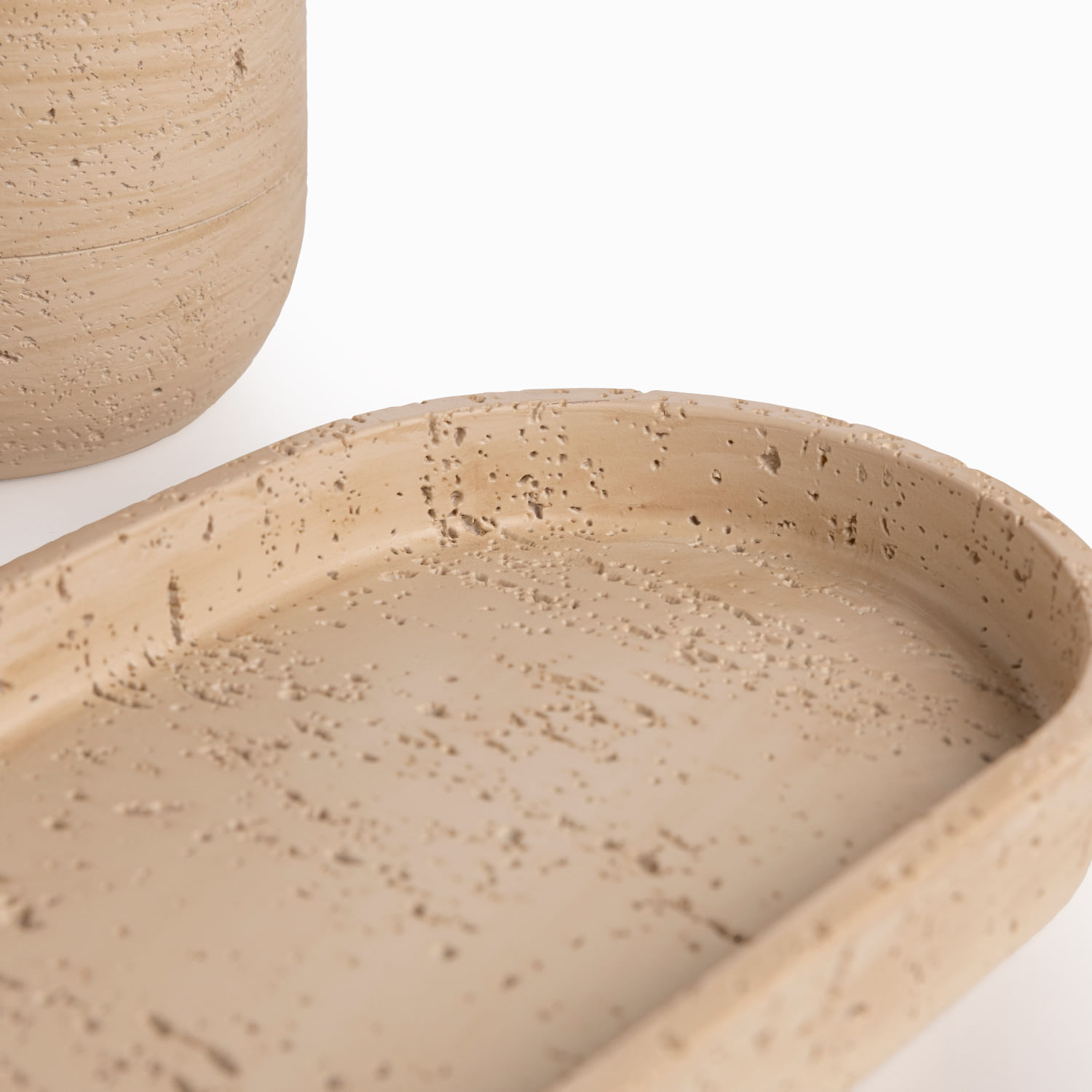 Set baño piedra beige - Imagen 6