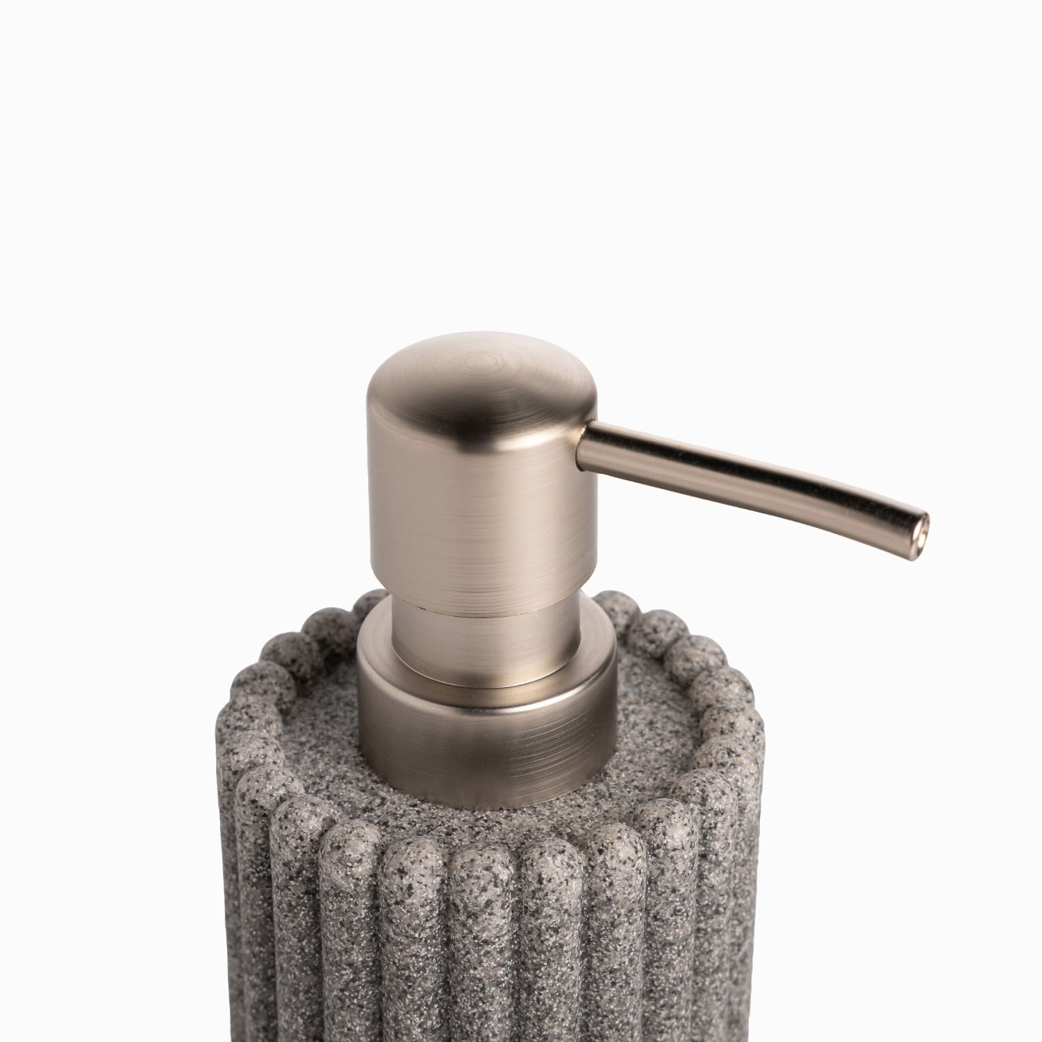 Dispensador de jabón rayas gris - Imagen 3