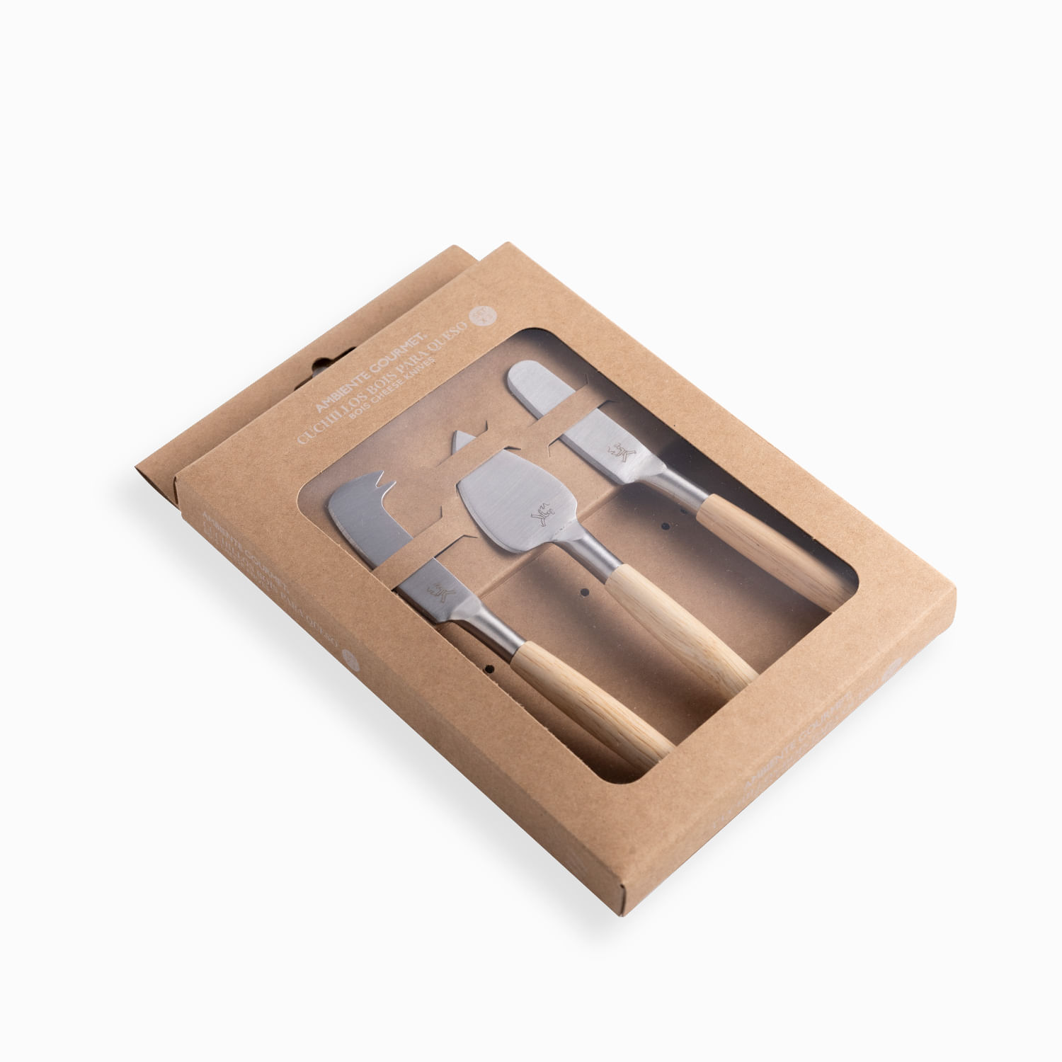 Set de cuchillos para queso Bois 3 piezas - Imagen 2