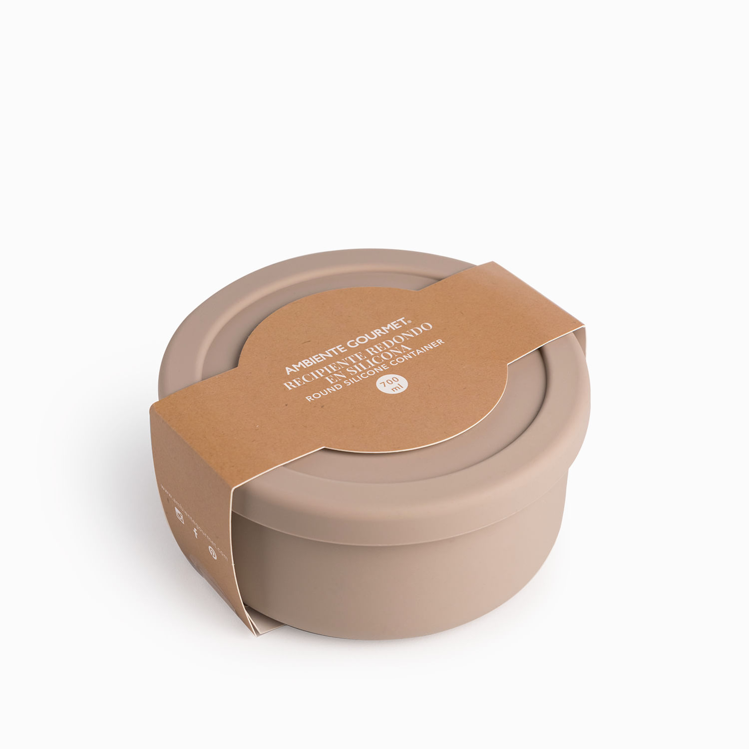 Recipiente silicona redondo 700ml - Imagen 4