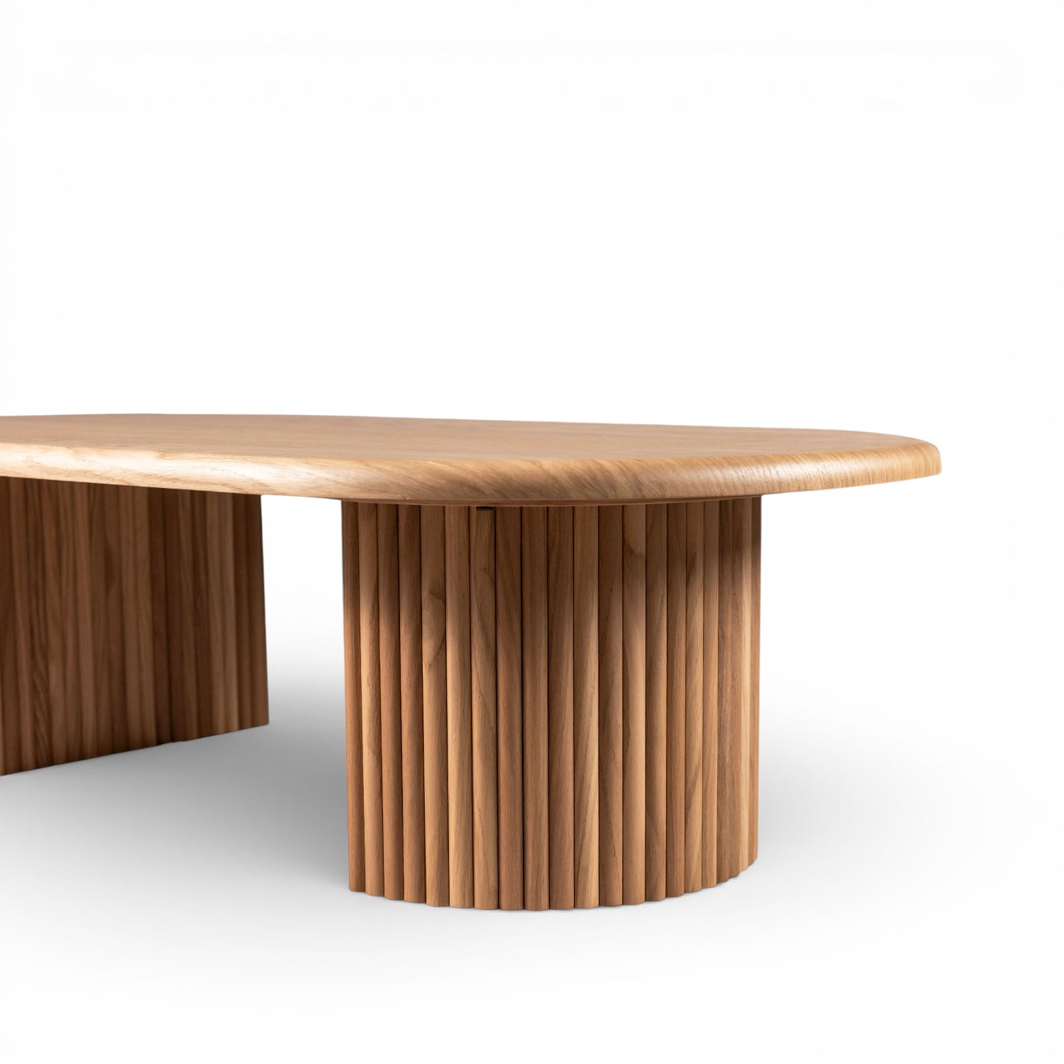 Mesa centro Pensilvania ovalada 36x130x70 - Imagen 5