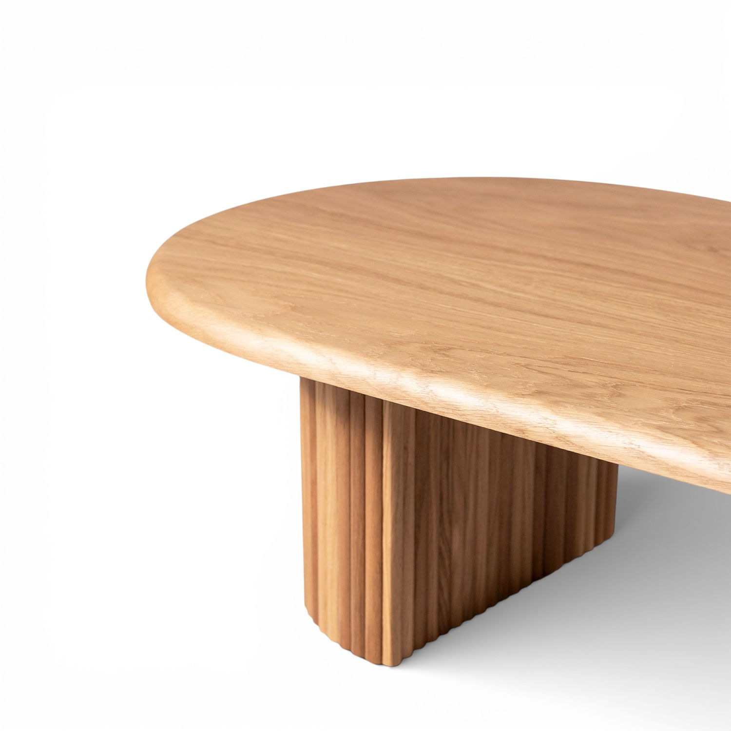 Mesa centro Pensilvania ovalada 36x130x70 - Imagen 3