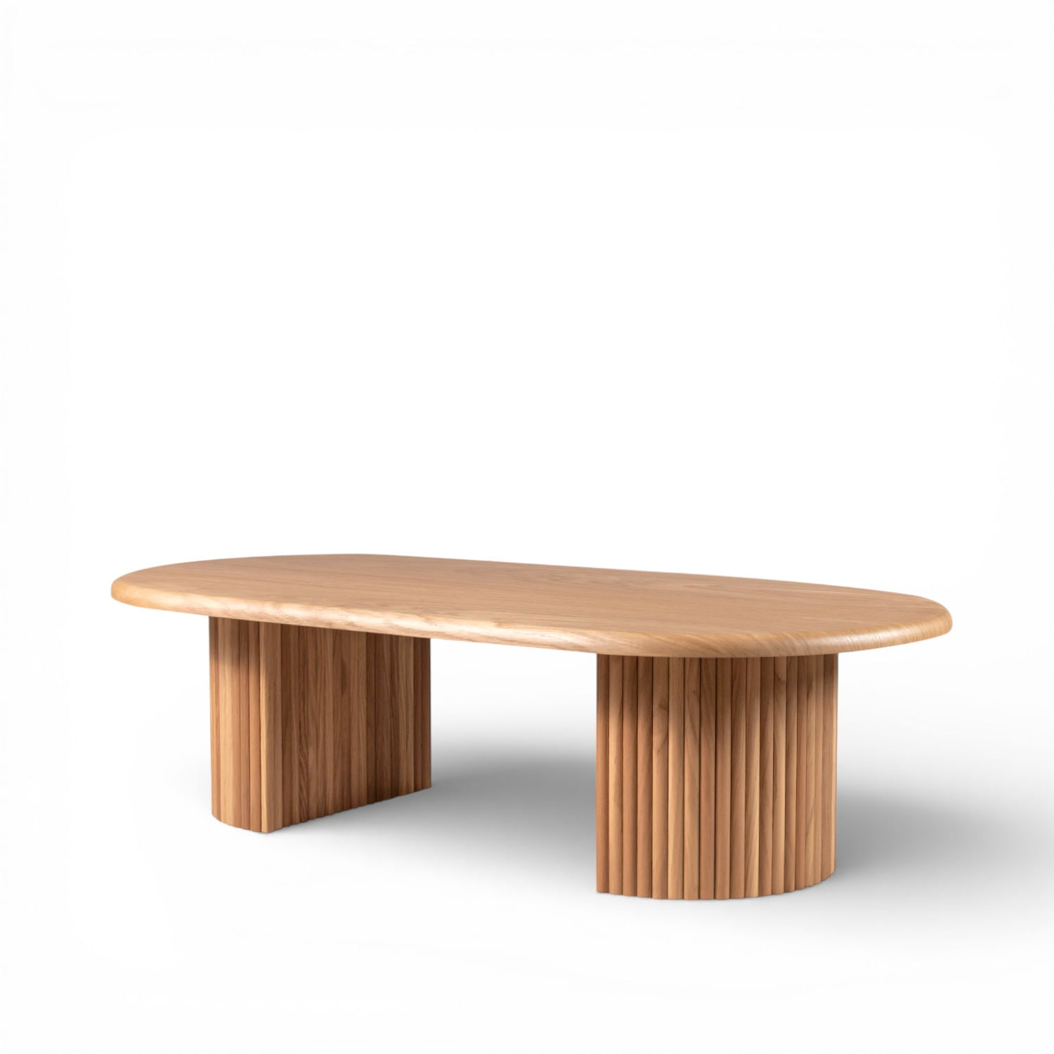 Mesa centro Pensilvania ovalada 36x130x70 - Imagen 6