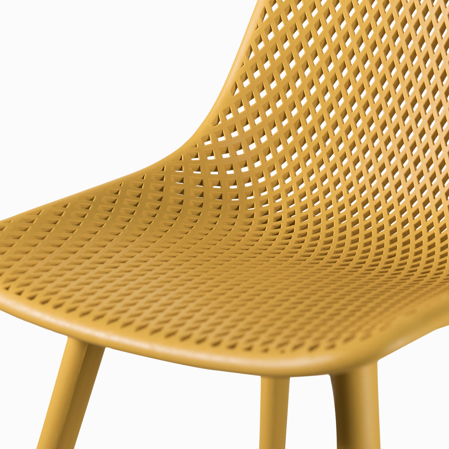 Silla Bavaro sin brazos amarilla - Imagen 3