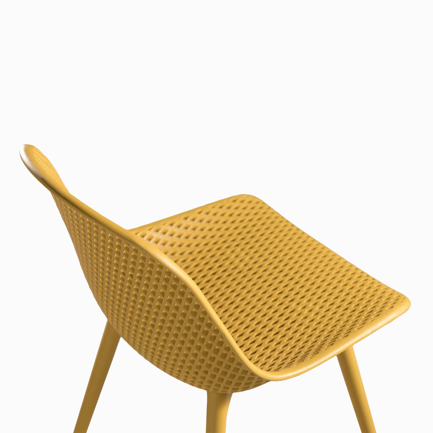 Silla Bavaro sin brazos amarilla - Imagen 5