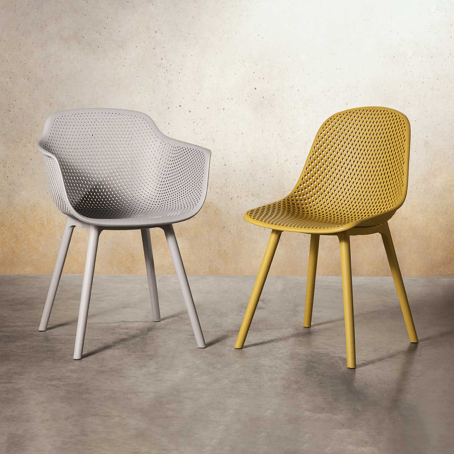 Silla Bavaro sin brazos amarilla - Imagen 8