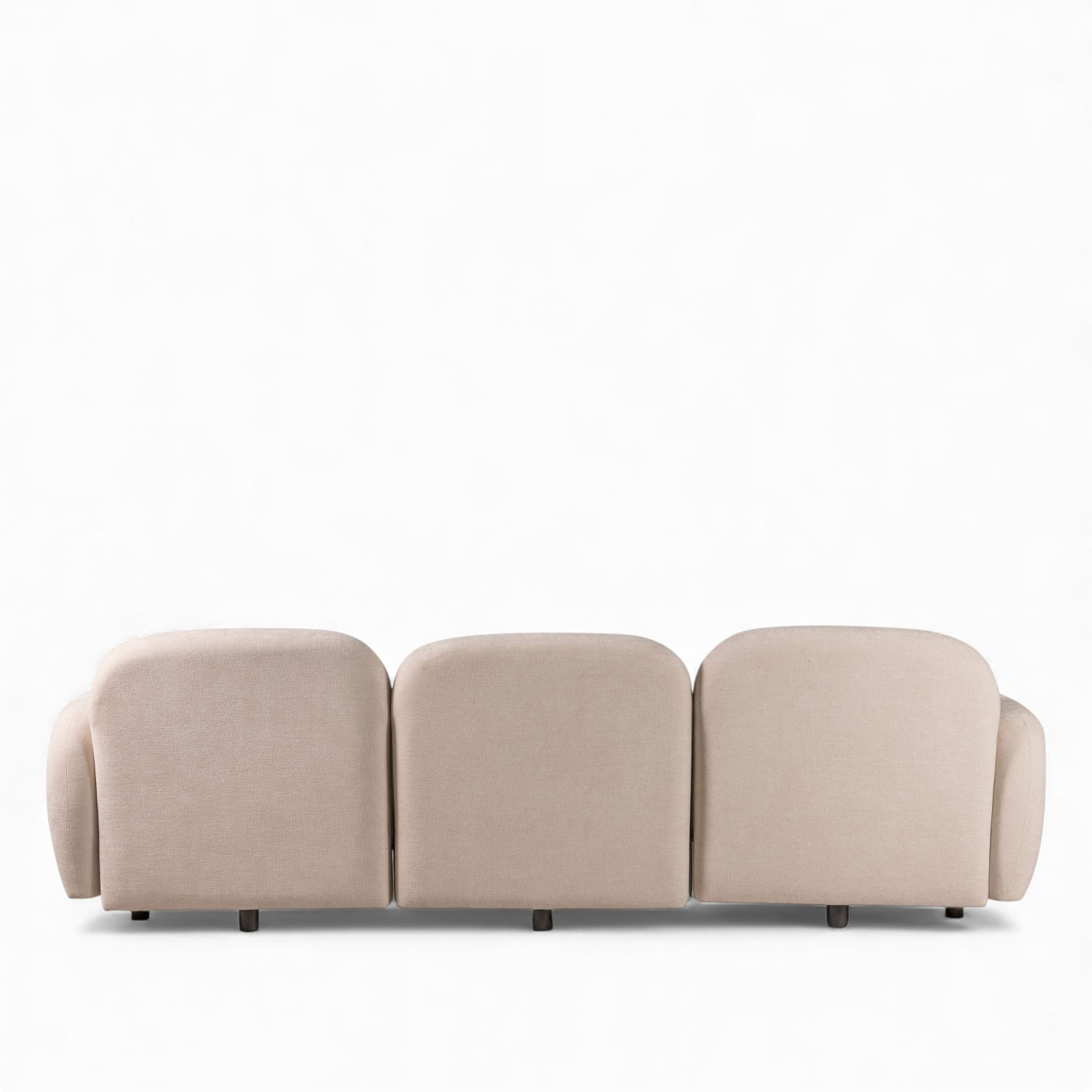 Sofá 3 puestos Mocca taupe 73x261x87 - Imagen 7