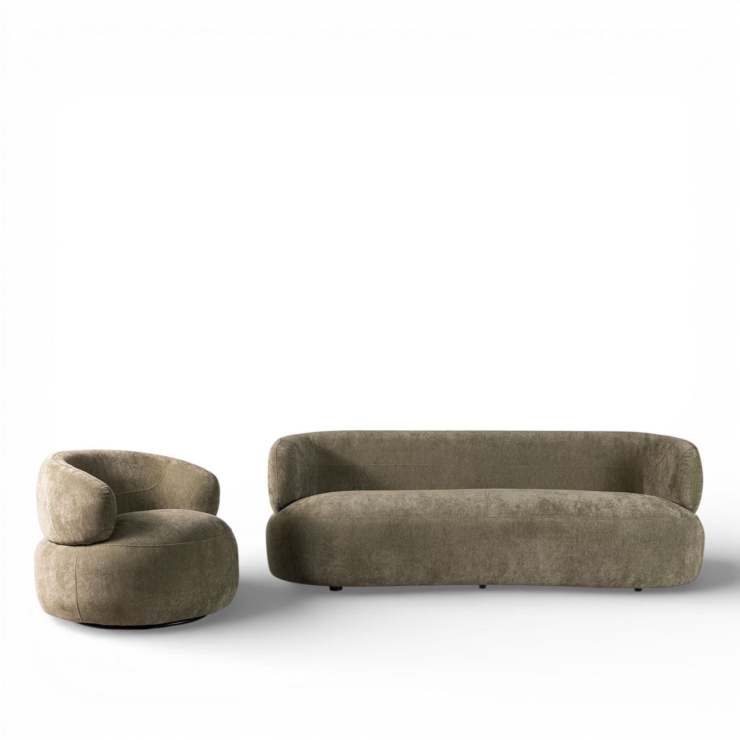 Poltrona Emilia verde 75x82x85 cm - Imagen 6