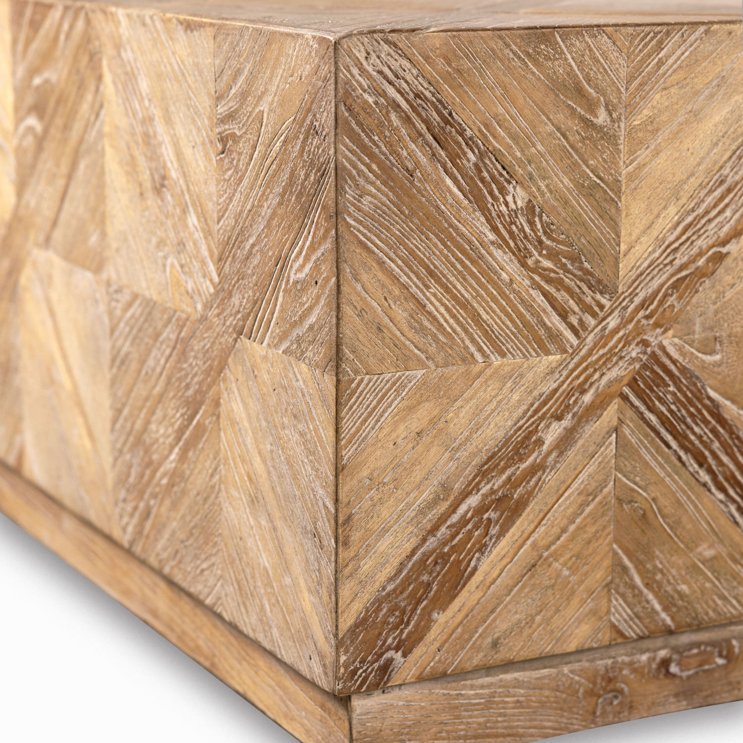 Mesa de centro grabado rombos 40.6x122x81 - Imagen 7