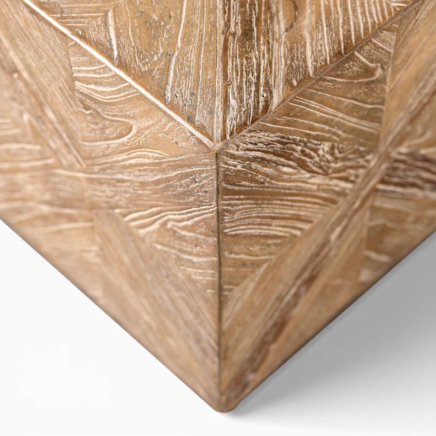 Mesa de centro grabado rombos 40.6x122x81 - Imagen 6