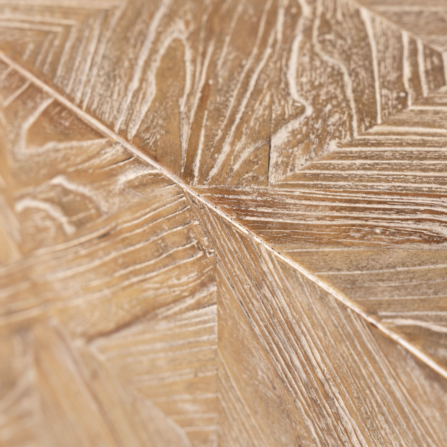 Mesa de centro grabado rombos 40.6x122x81 - Imagen 8