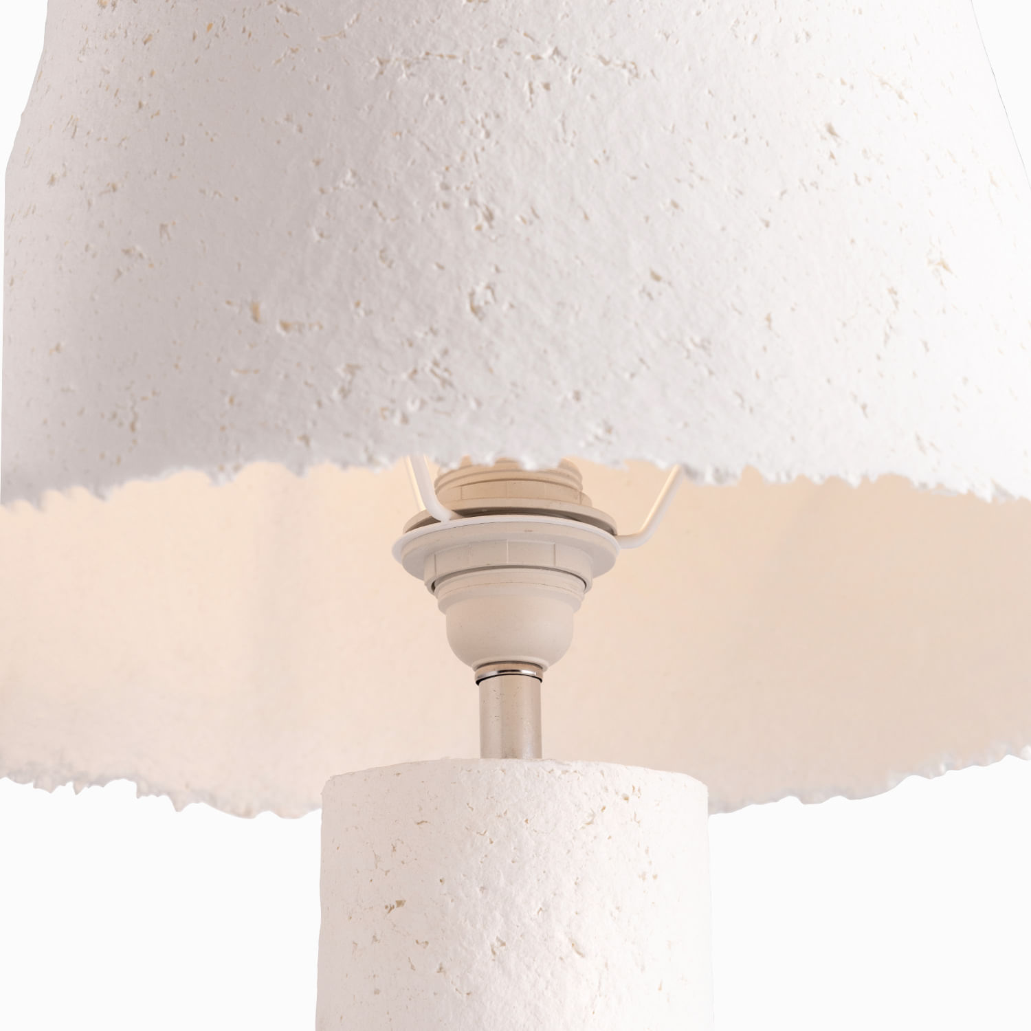 Pantalla de lámpara mesa Salakot recta - Imagen 3