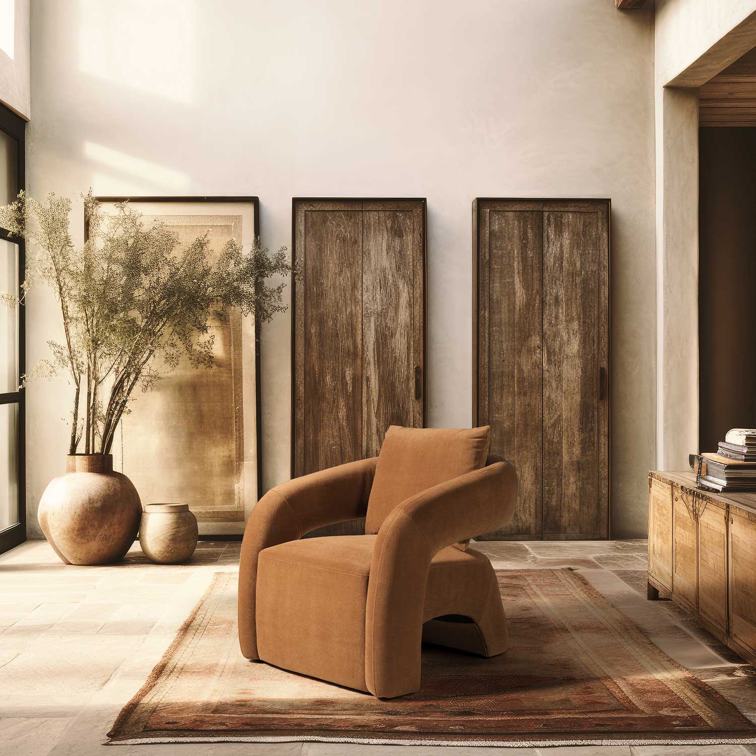 Poltrona Gia terracota - Imagen 2