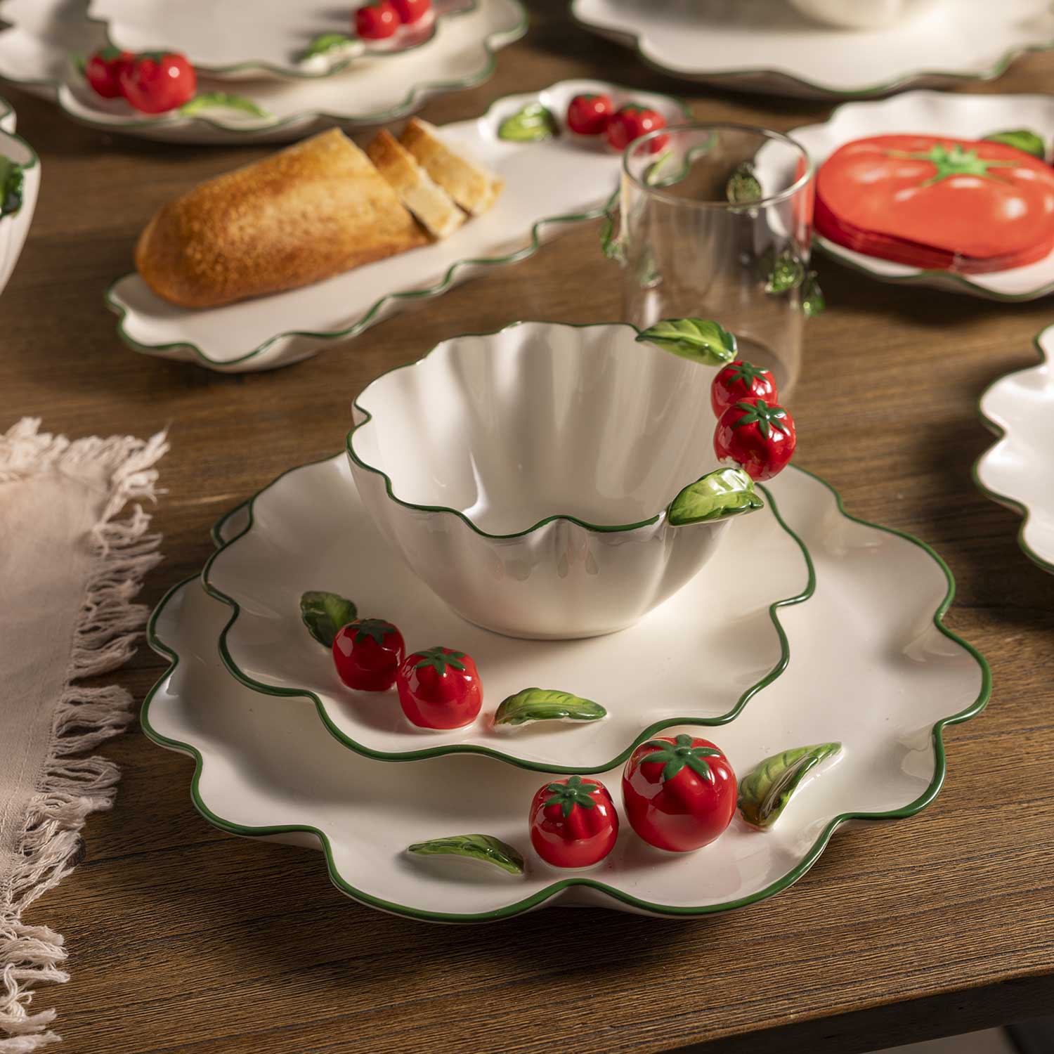 Plato mediano Tomatella 22cm - Imagen 2