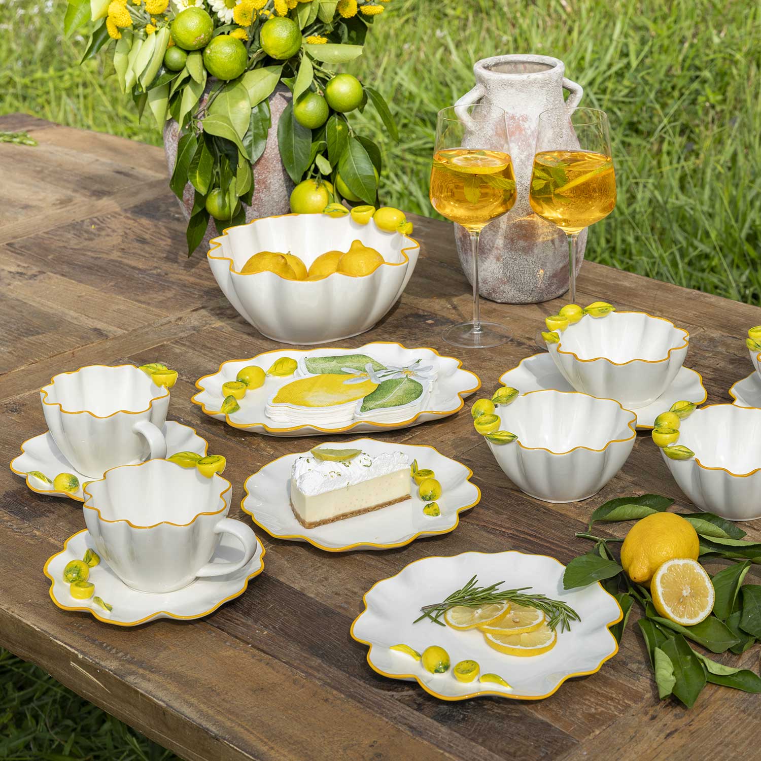 Plato mediano Limonetta 22cm - Imagen 6